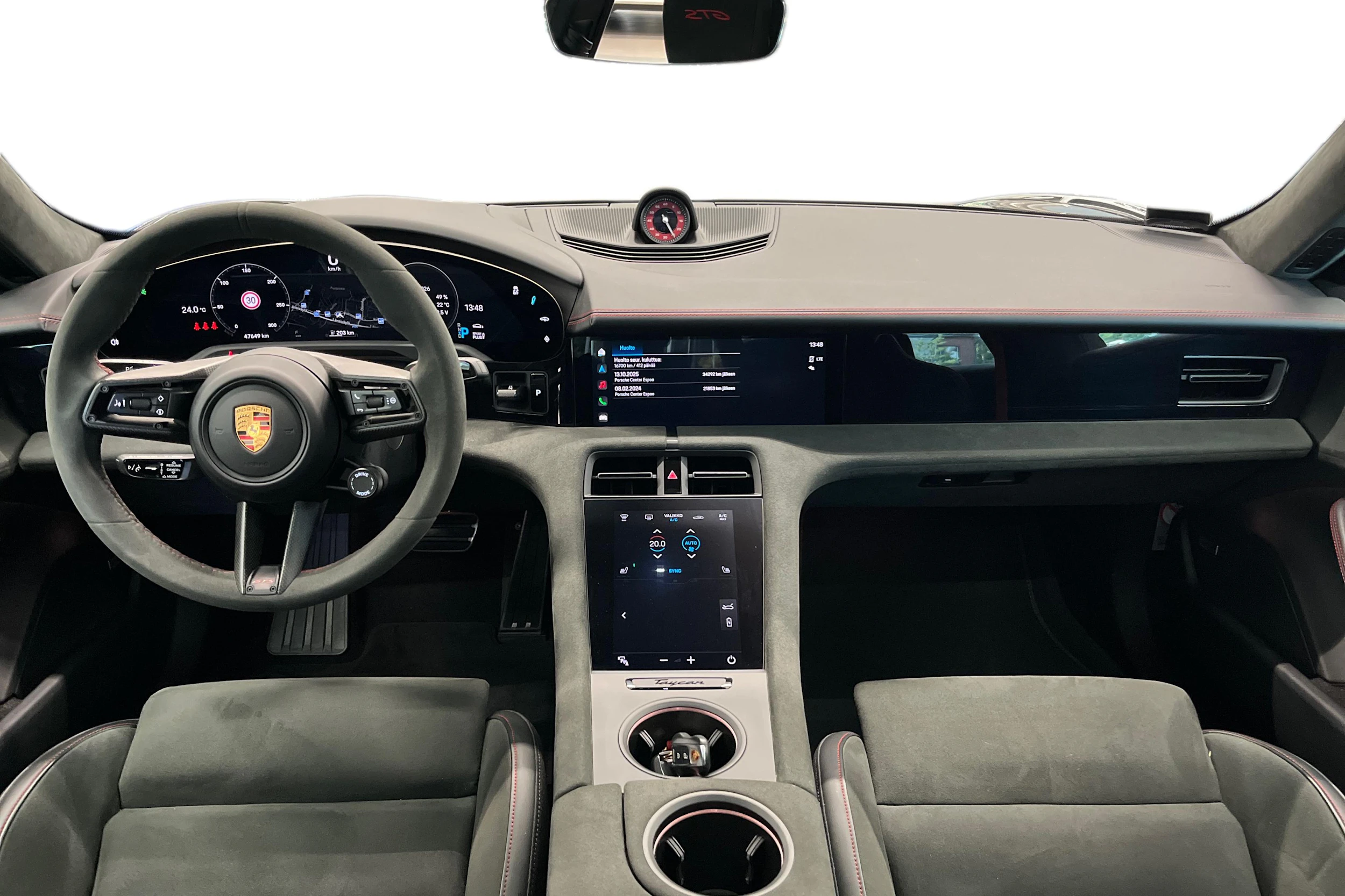 Musta Porsche Taycan 2022 kuva 7.