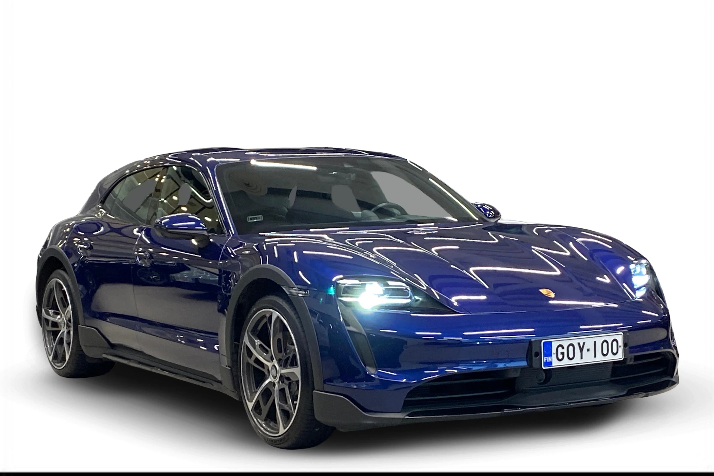 Sininen Porsche Taycan 2022 kuva 1.