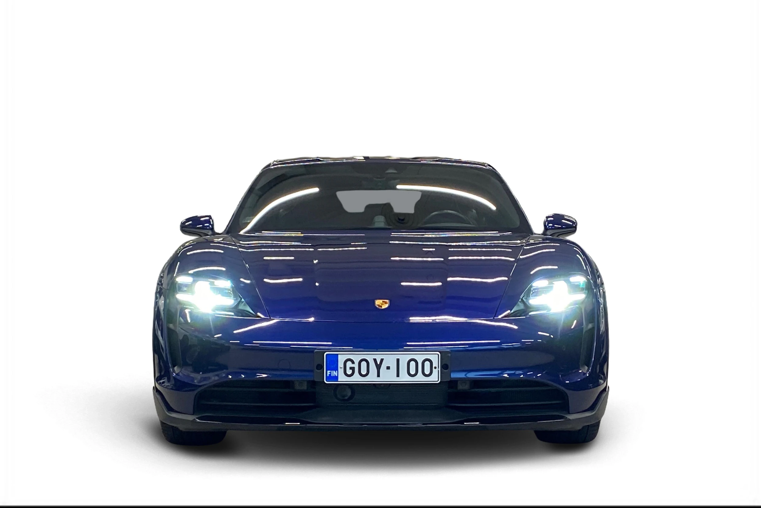 Sininen Porsche Taycan 2022 kuva 4.