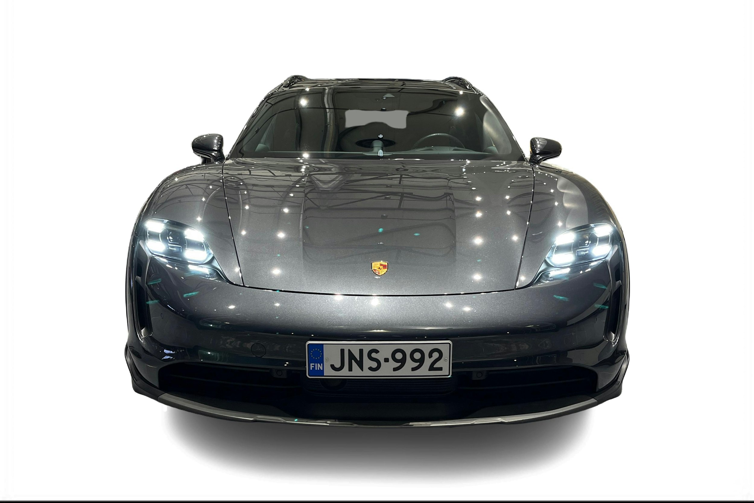 Harmaa Porsche Taycan 2022 kuva 4.