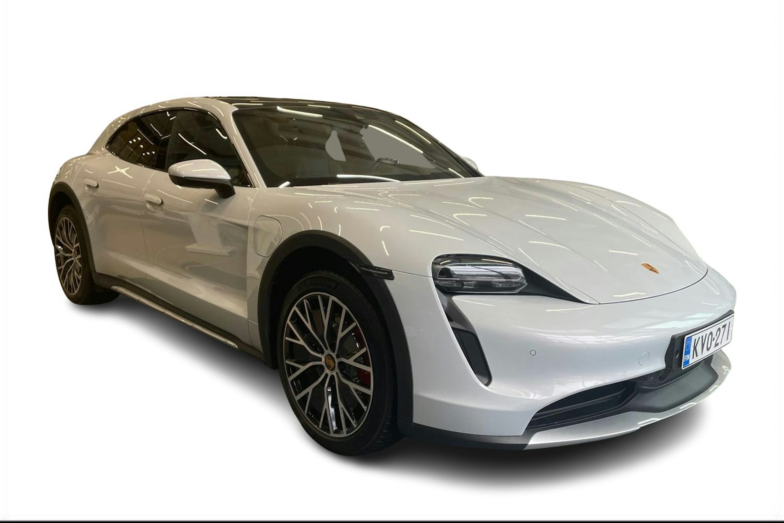 harmaa Porsche Taycan 2022 kuva 1.
