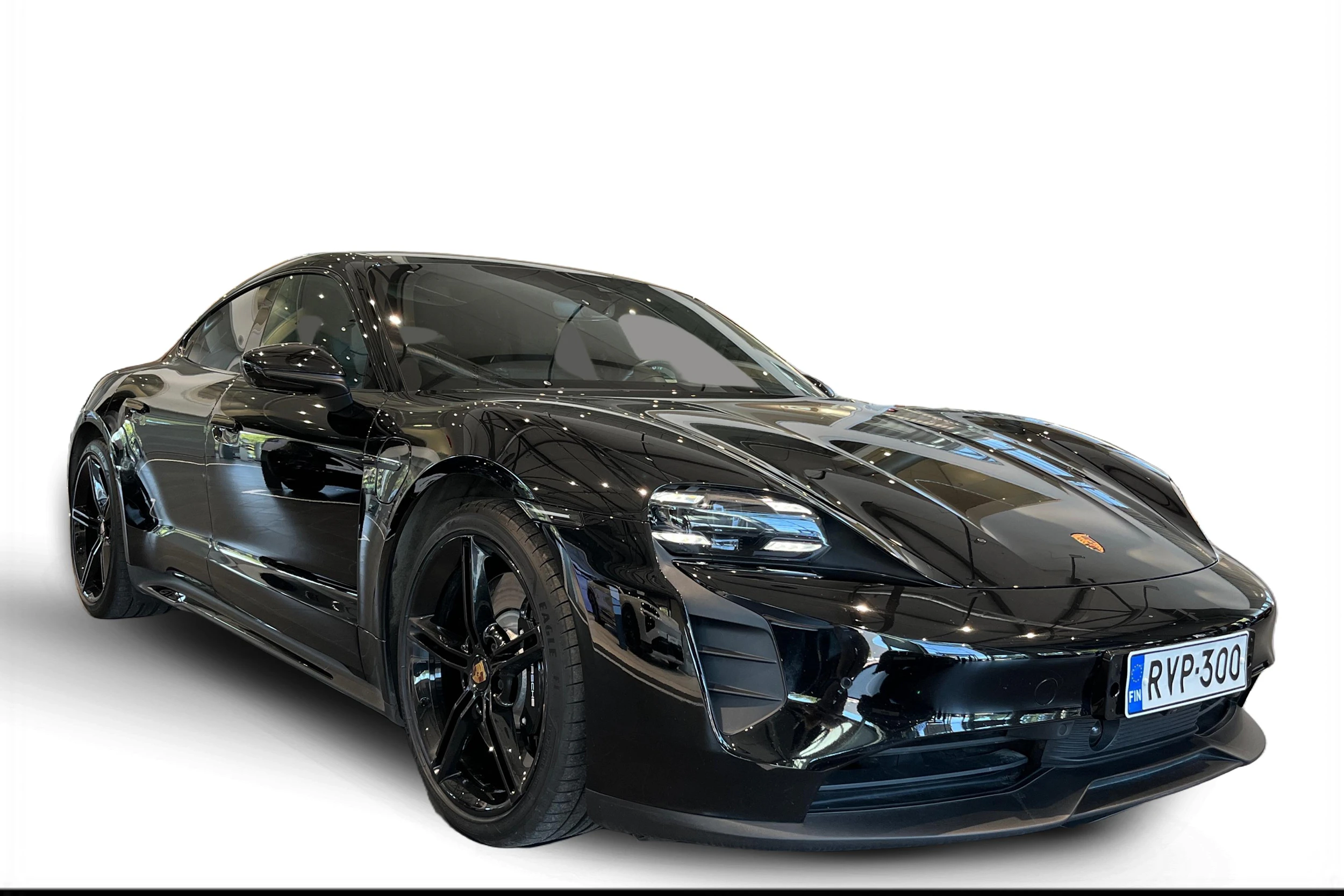musta Porsche Taycan 2022 kuva 1.