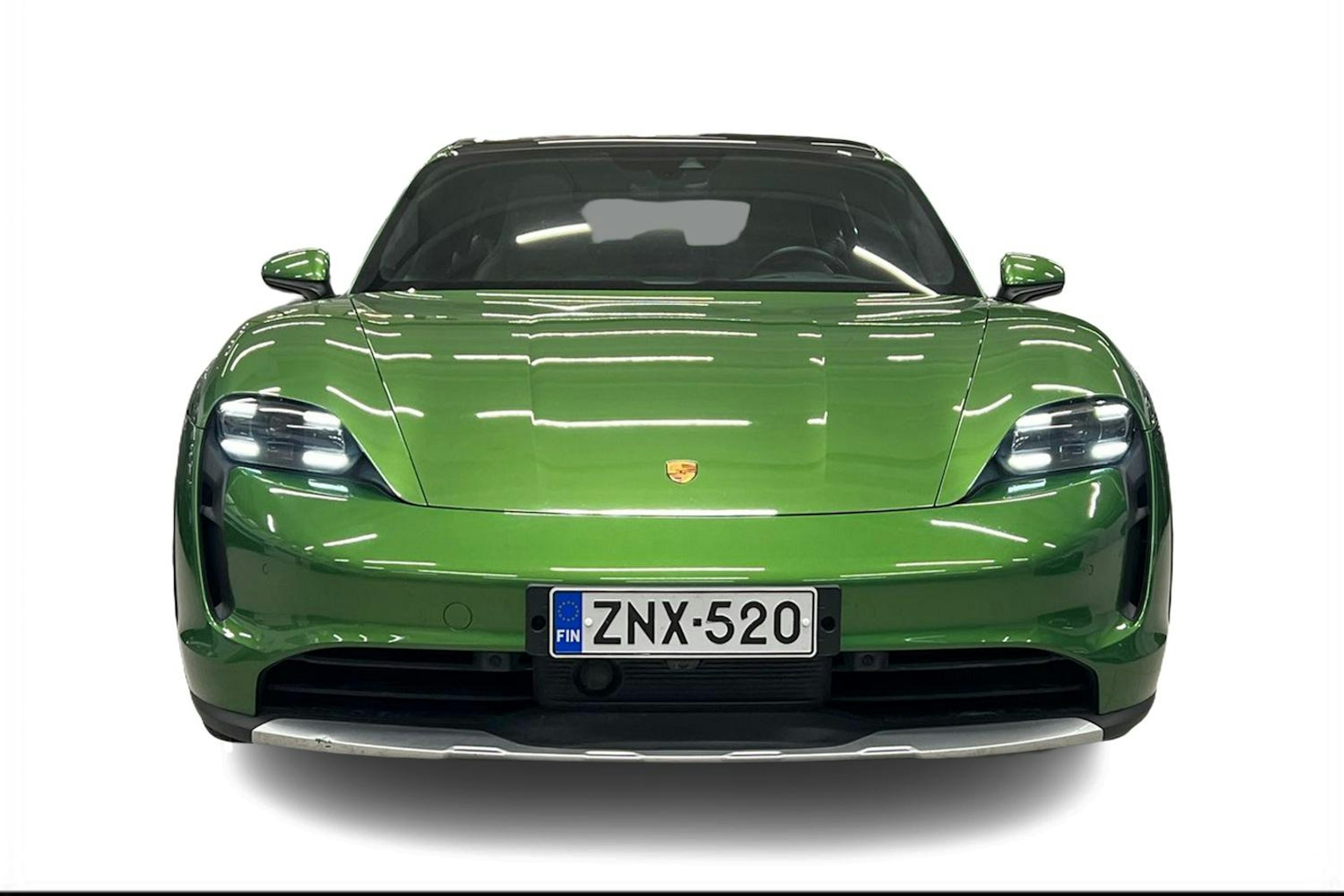 Vihreä Porsche Taycan 2022 kuva 4.