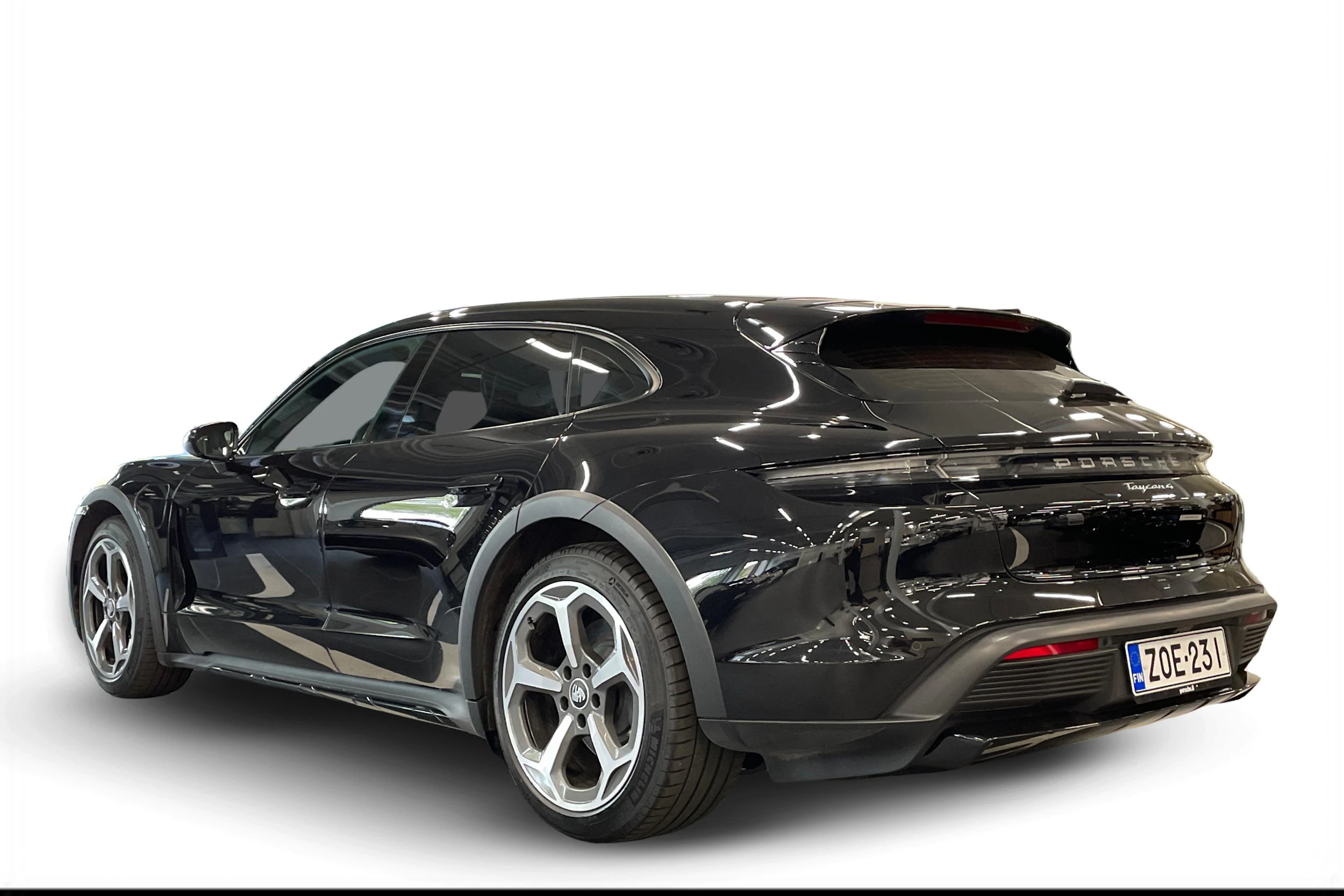 musta Porsche Taycan 2022 kuva 2.