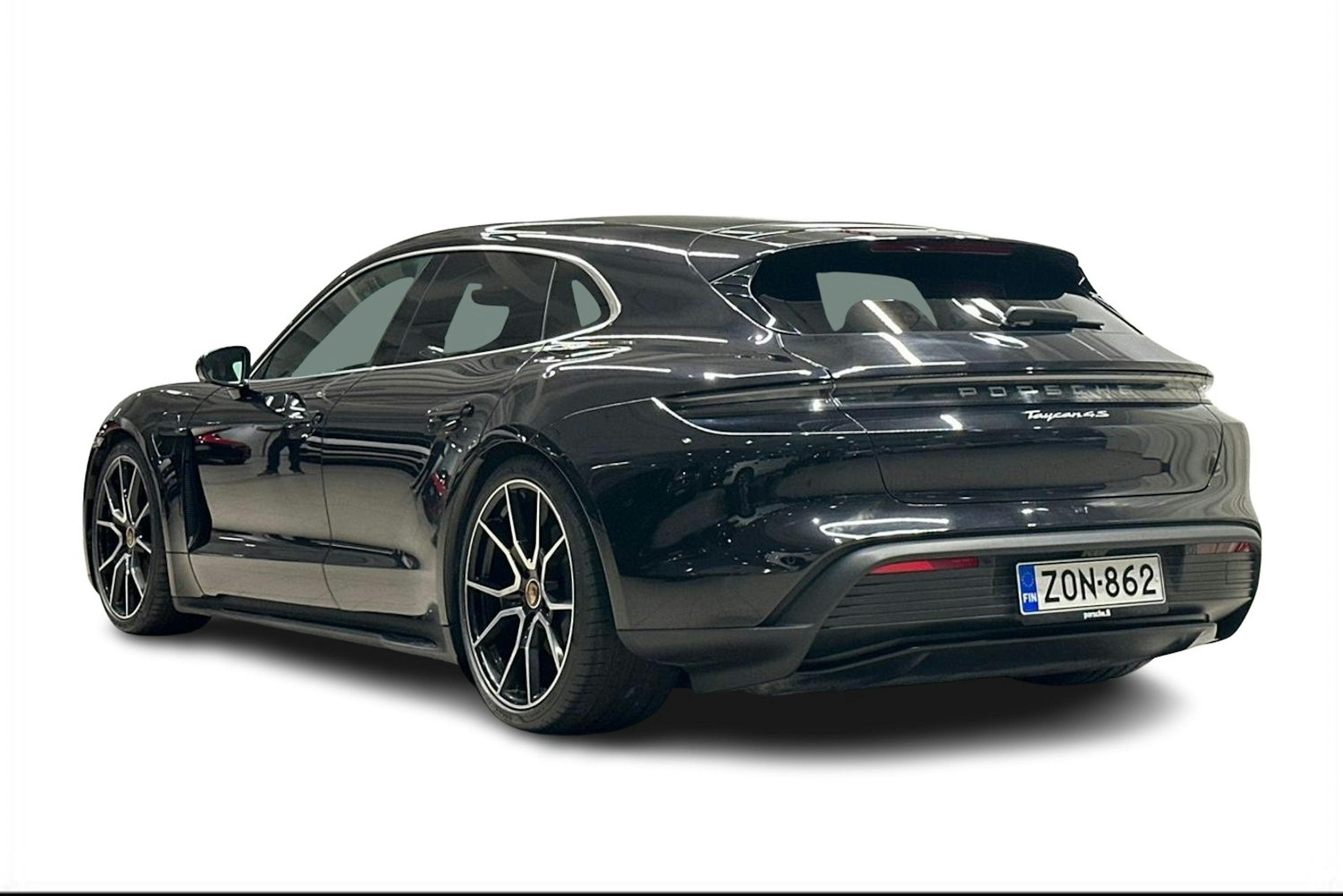 musta Porsche Taycan 2022 kuva 2.