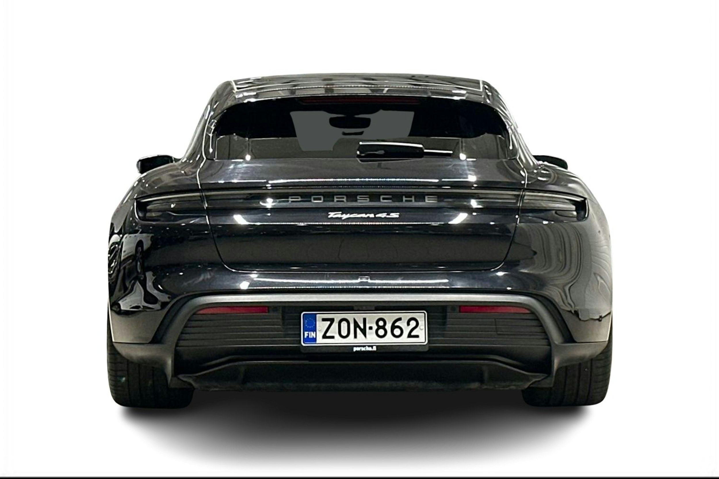 musta Porsche Taycan 2022 kuva 3.