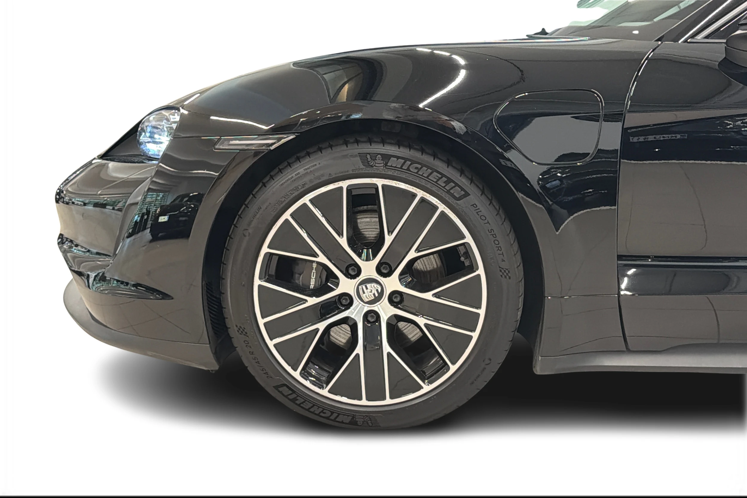 Musta Porsche Taycan 2023 kuva 9.