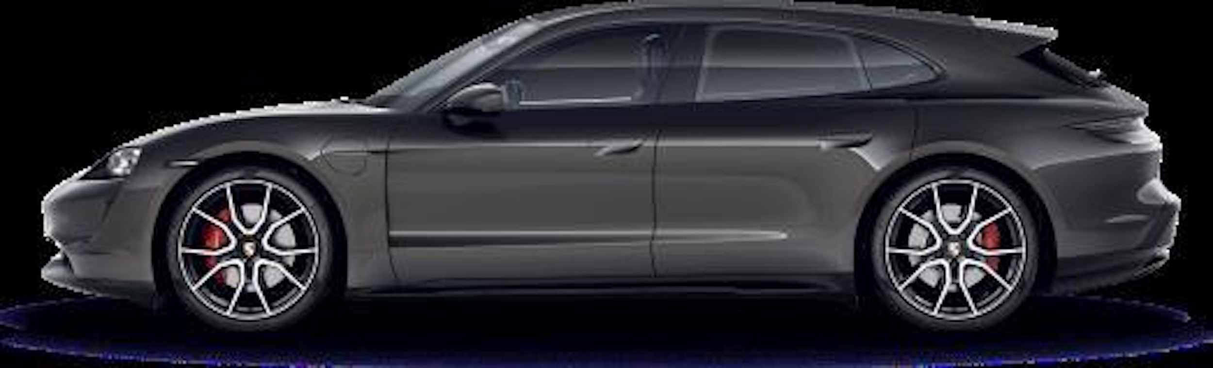 harmaa Porsche Taycan 2023 kuva 1.