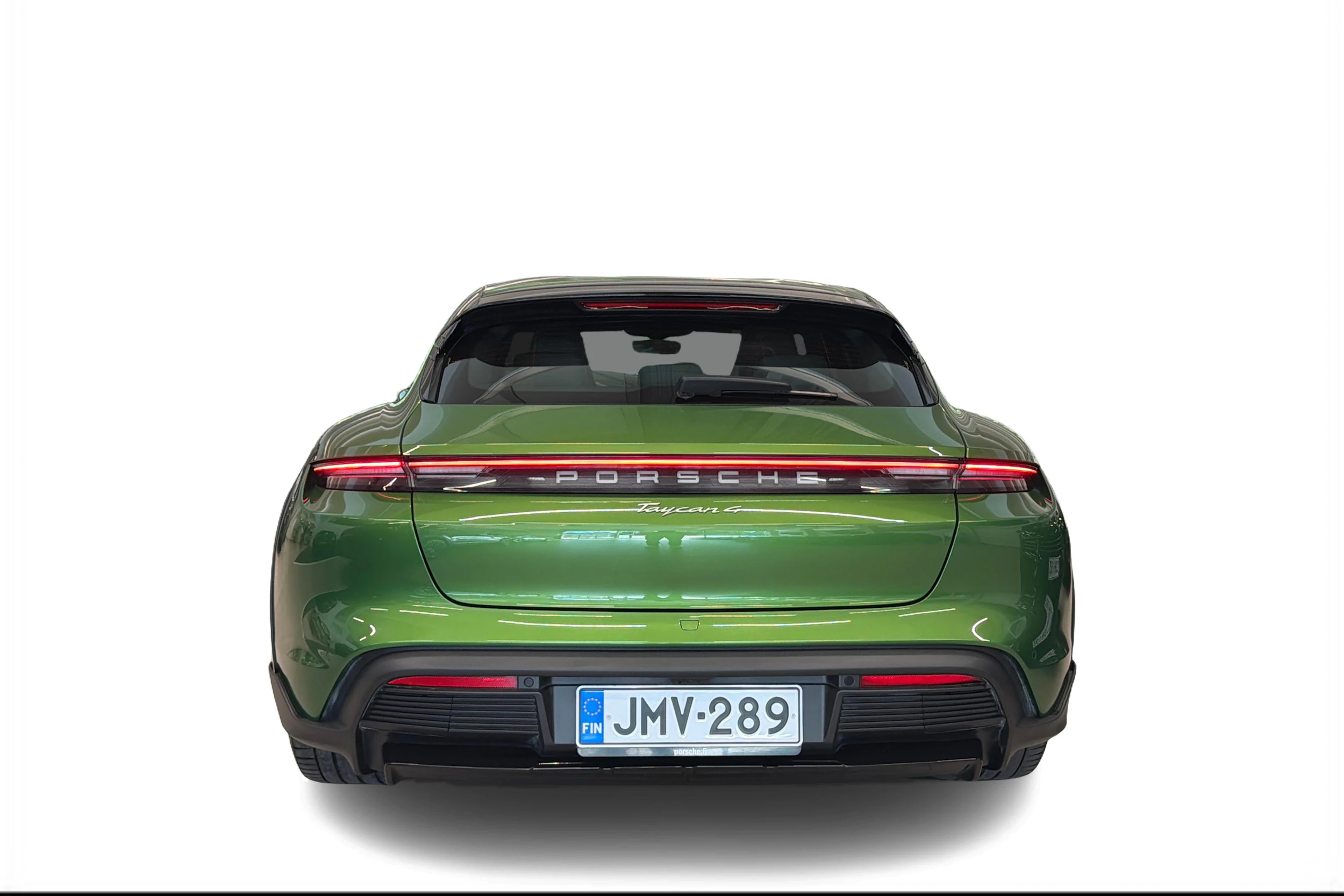 vihreä Porsche Taycan 2023 kuva 3.