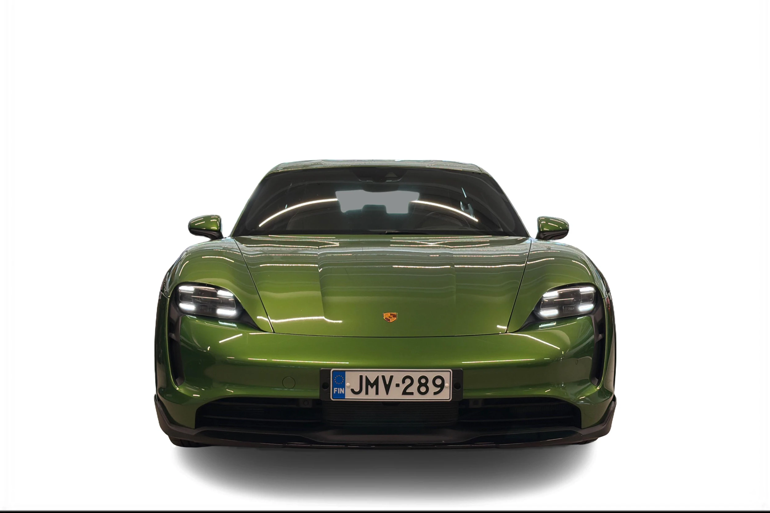 vihreä Porsche Taycan 2023 kuva 5.