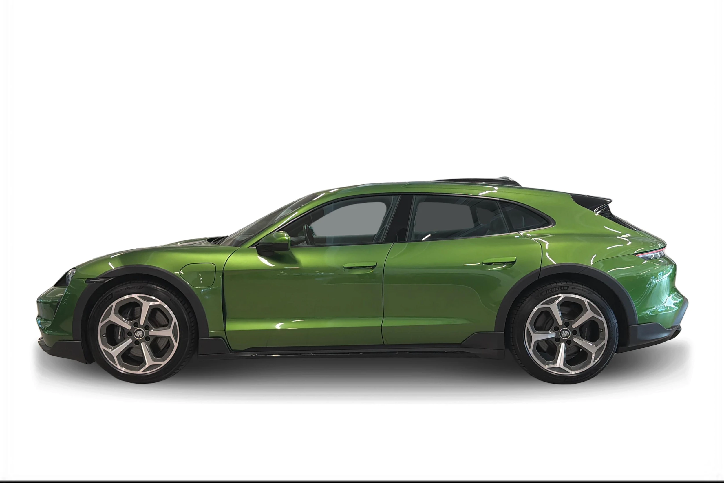 vihreä Porsche Taycan 2023 kuva 6.