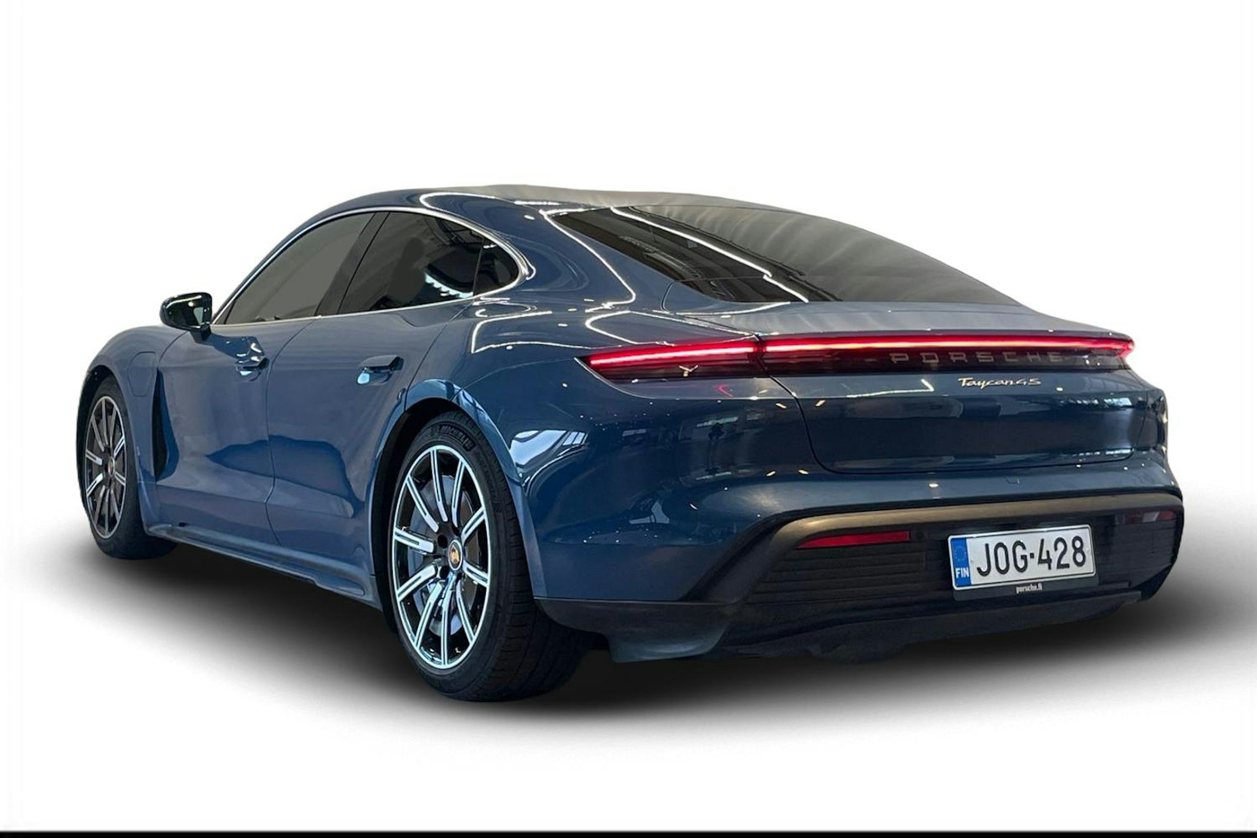 Sininen Porsche Taycan 2023 kuva 2.