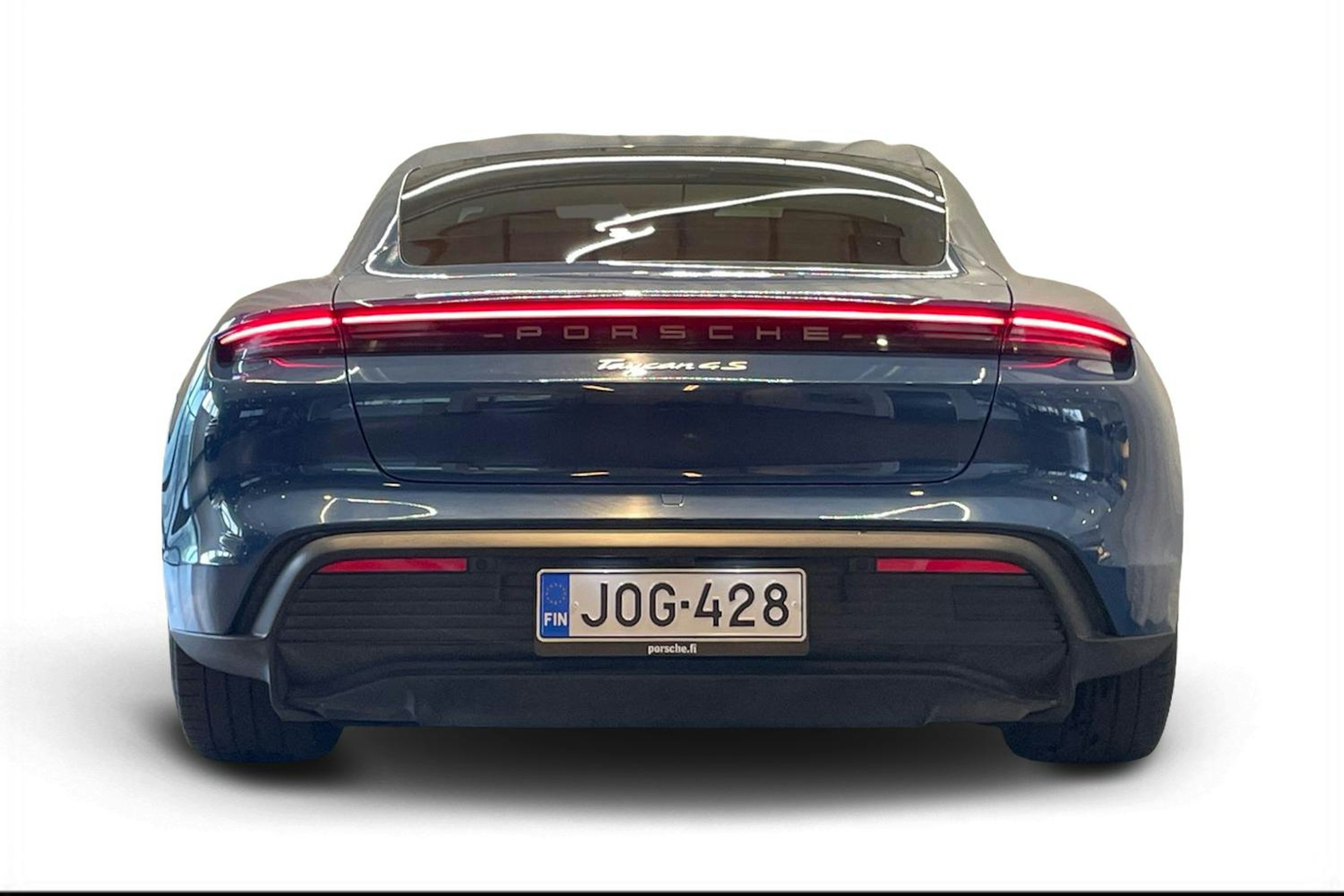 Sininen Porsche Taycan 2023 kuva 3.