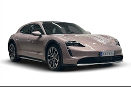 Punainen Porsche Taycan 2023 kuva 1.