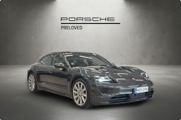 met. Harmaa Porsche Taycan 2023 kuva 1.