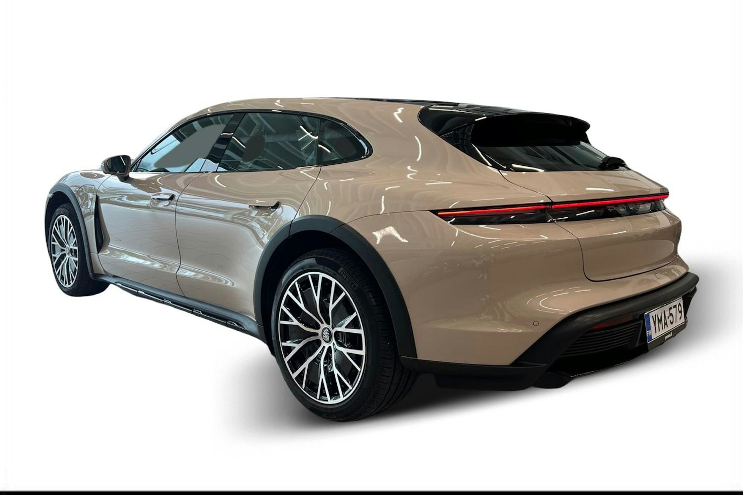 met. Ruskea (beige) Porsche Taycan 2023 kuva 2.