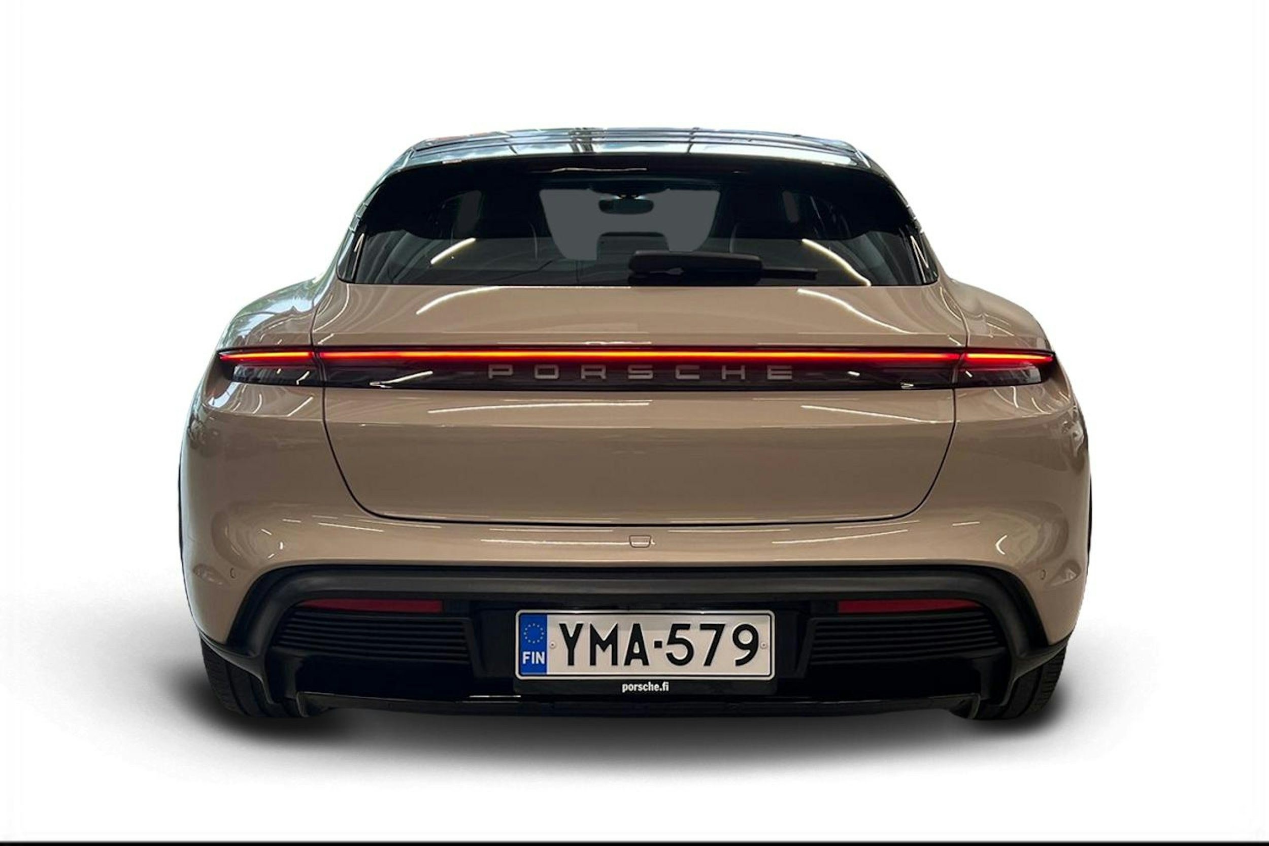 met. Ruskea (beige) Porsche Taycan 2023 kuva 3.