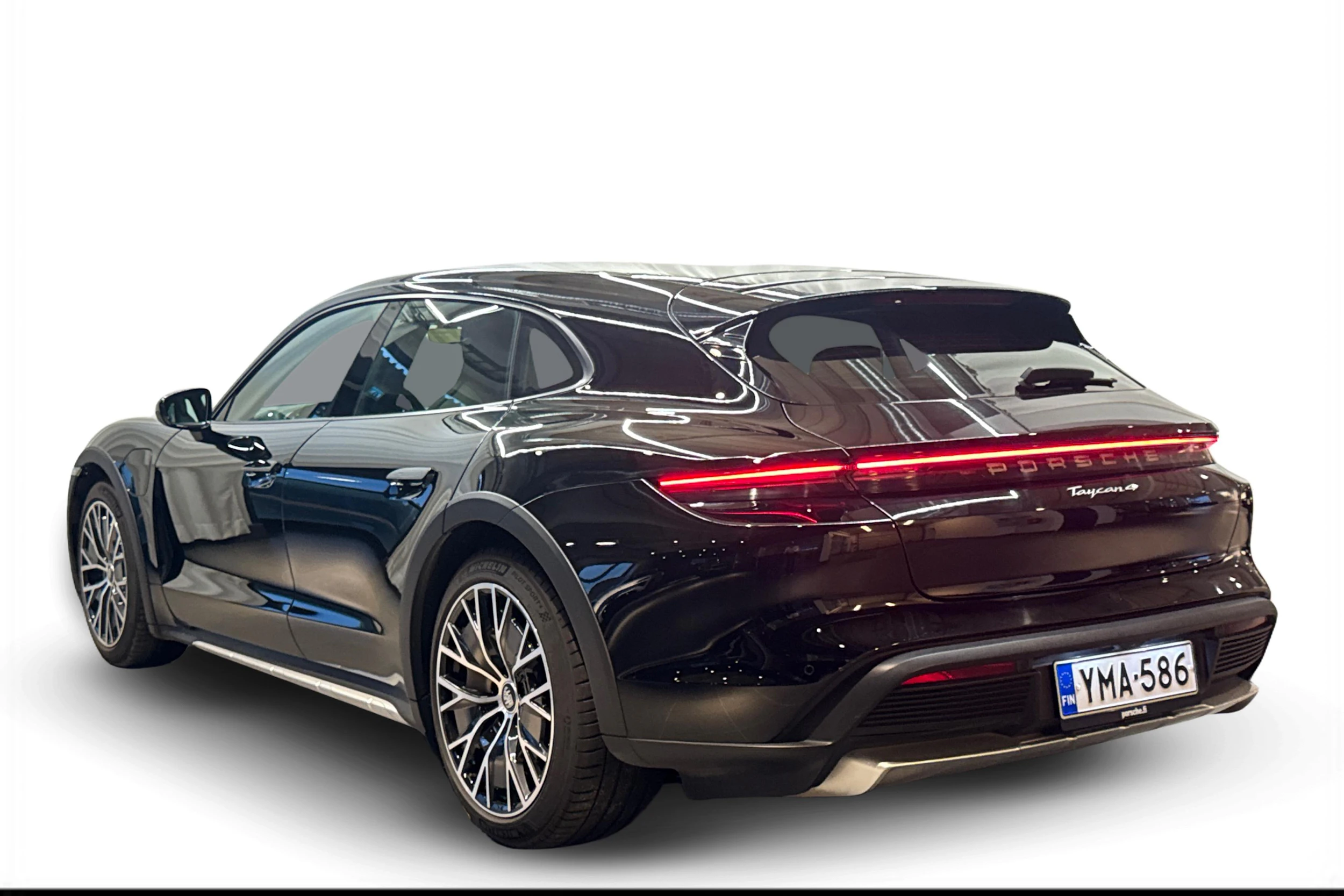 musta Porsche Taycan 2023 kuva 2.