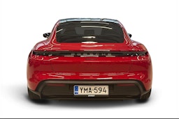 punainen Porsche Taycan 2023 kuva 3.