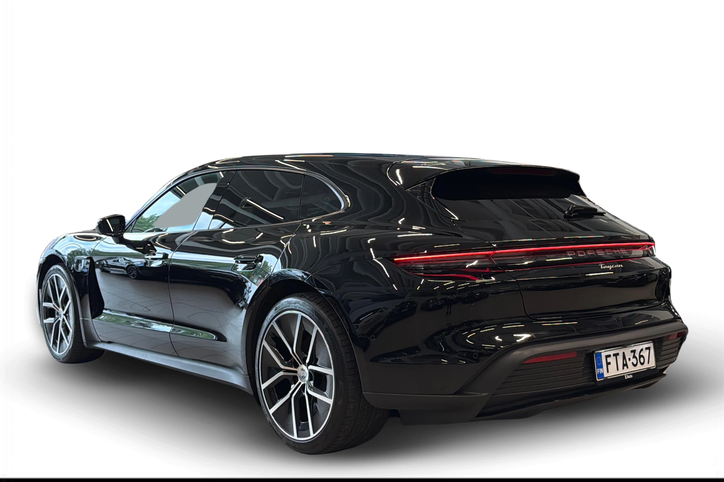musta Porsche Taycan 2024 kuva 2.