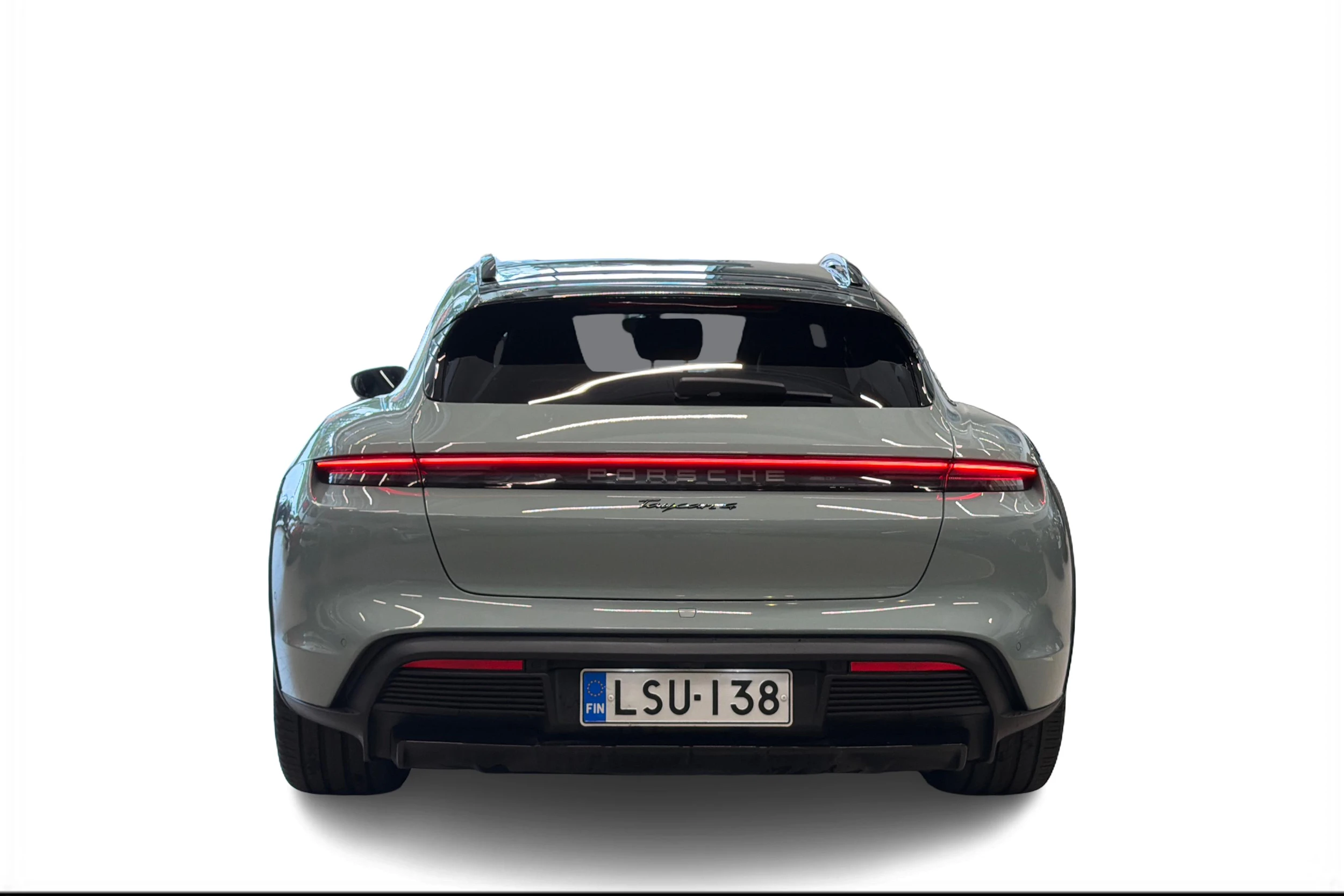 vihreä Porsche Taycan 2024 kuva 3.