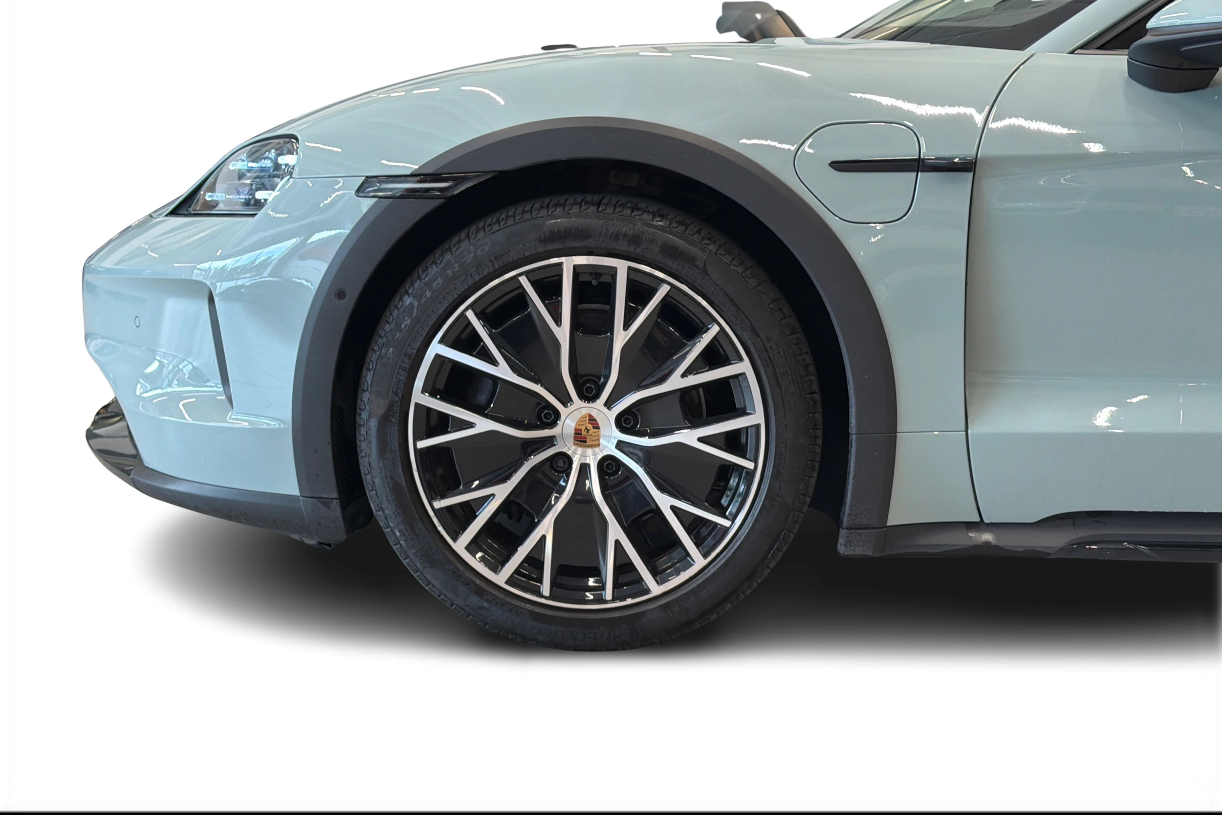 vihreä Porsche Taycan 2024 kuva 8.
