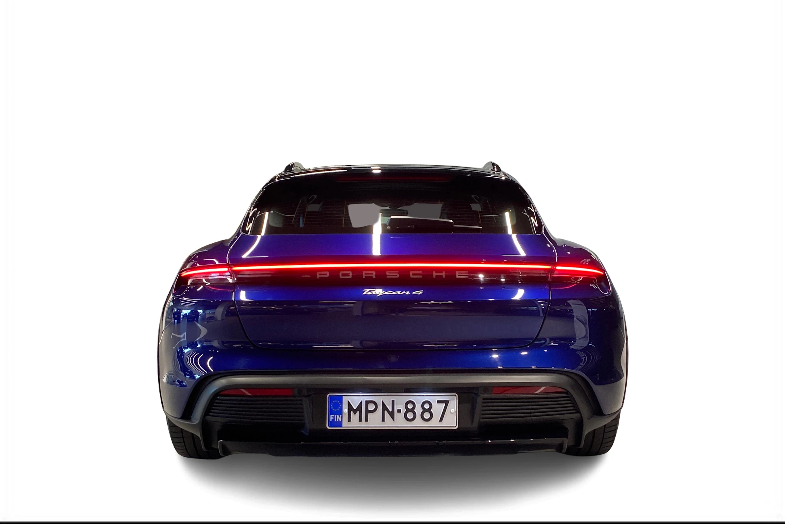 met. sininen Porsche Taycan 2024 kuva 3.