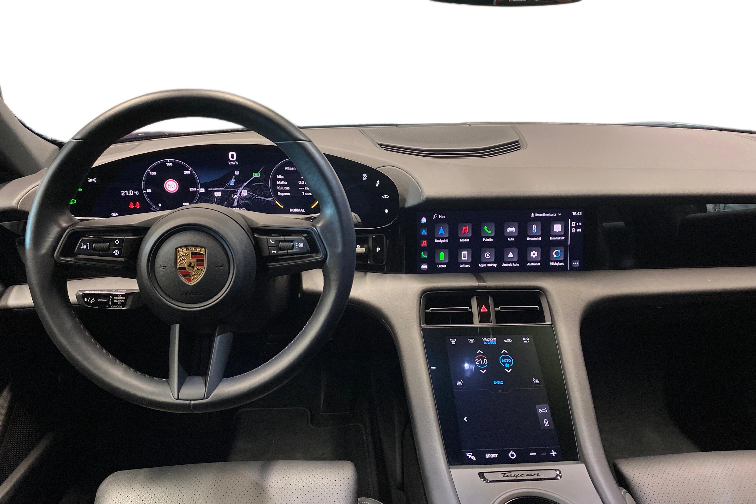 met. sininen Porsche Taycan 2024 kuva 7.