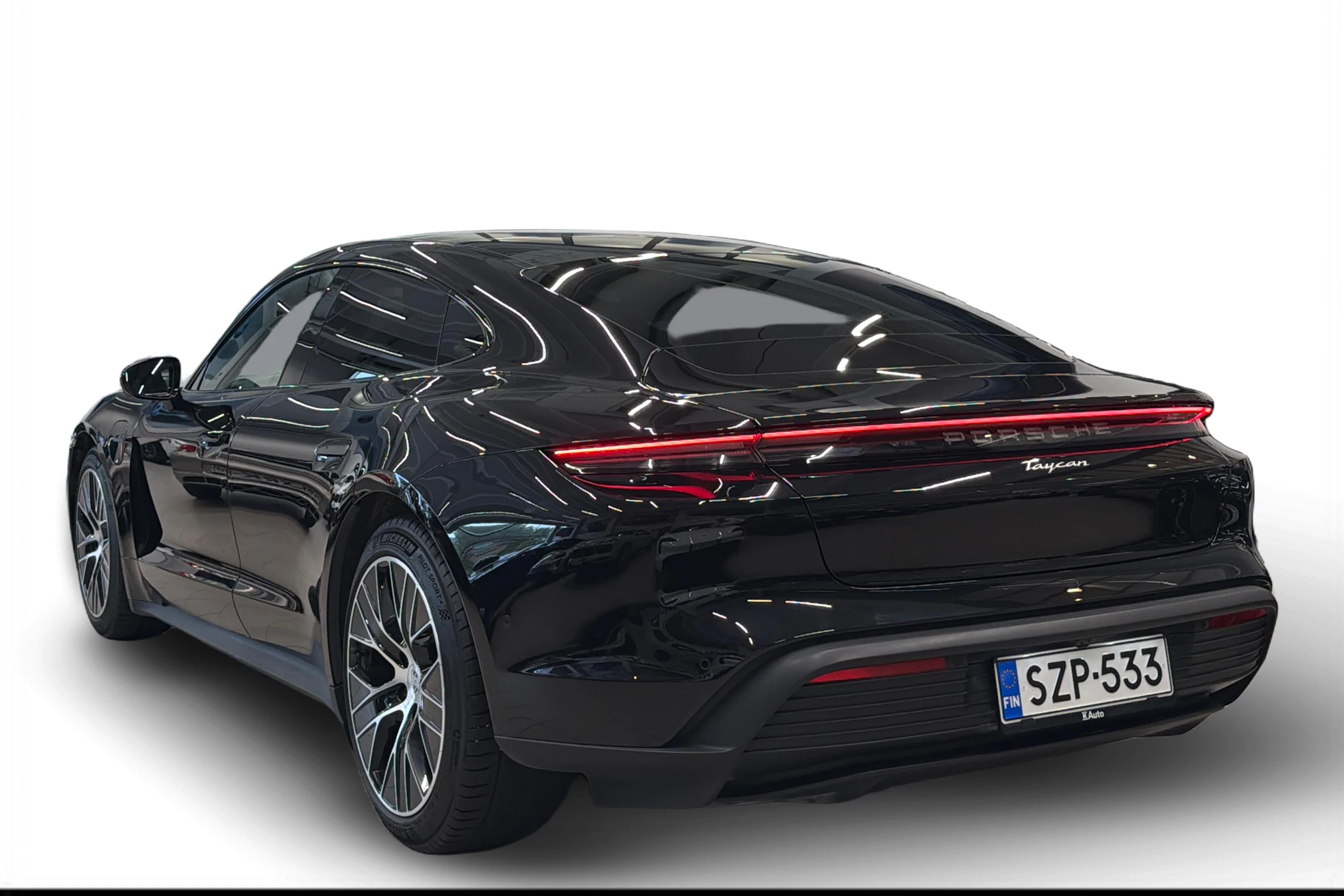 musta Porsche Taycan 2024 kuva 2.