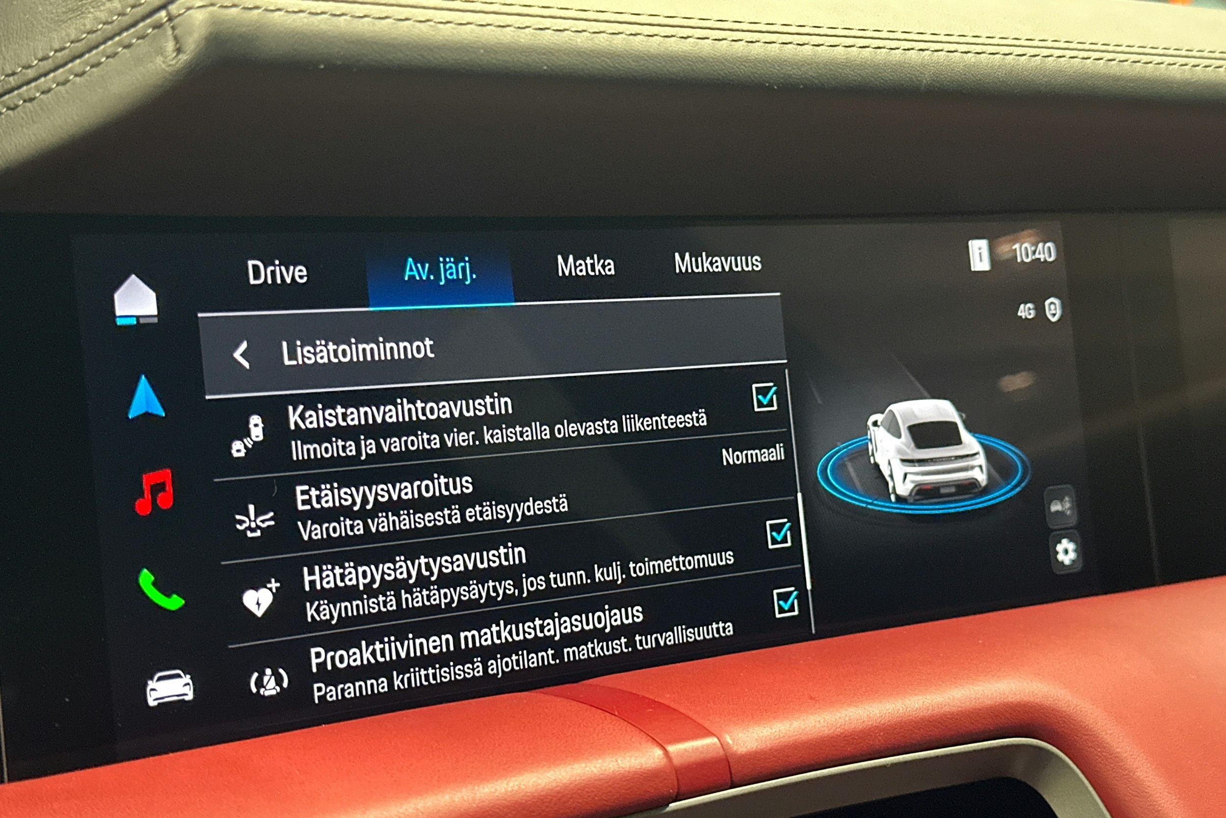 Musta Porsche Taycan 2024 kuva 25.