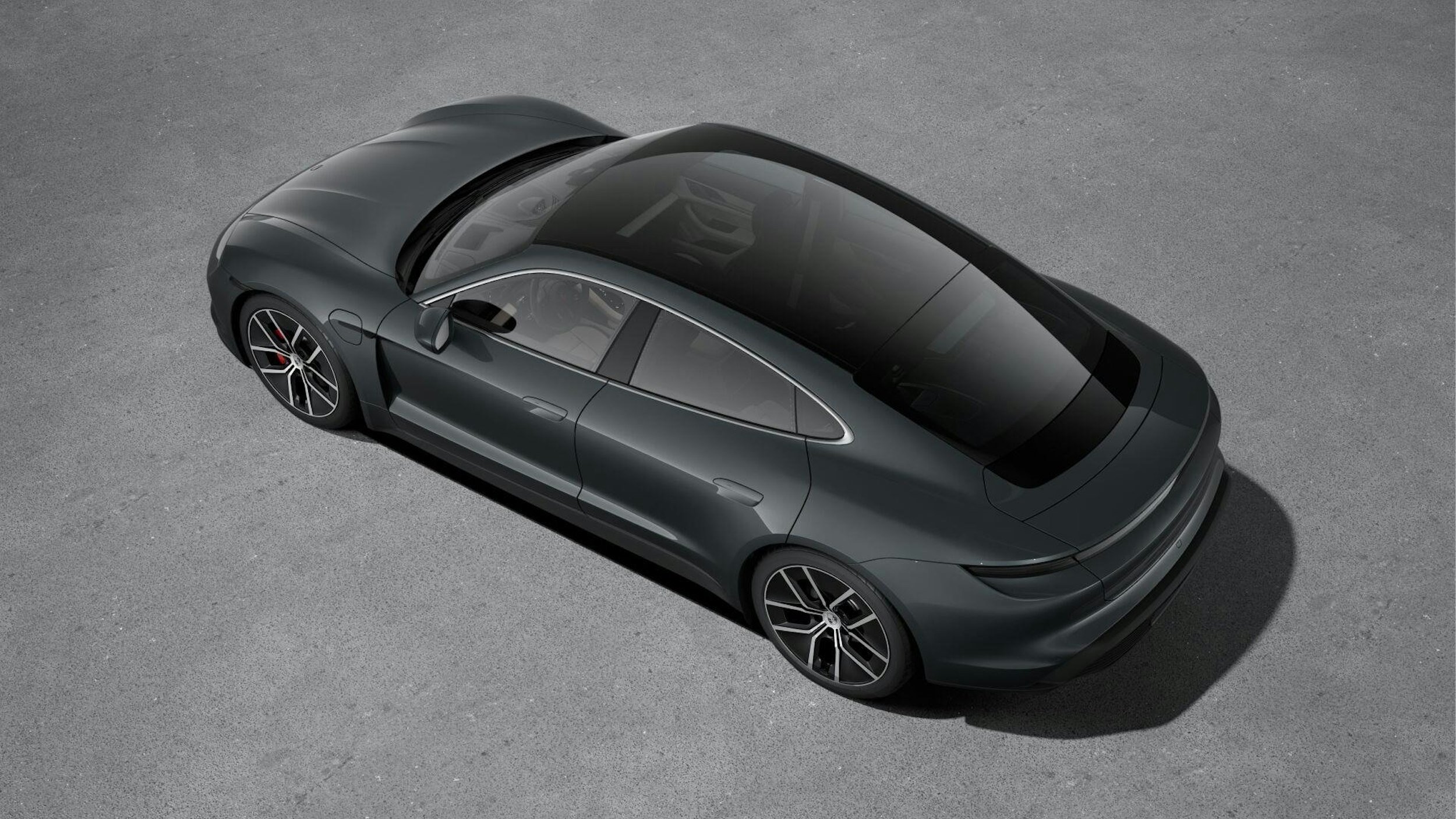 harmaa Porsche Taycan 2025 kuva 4.