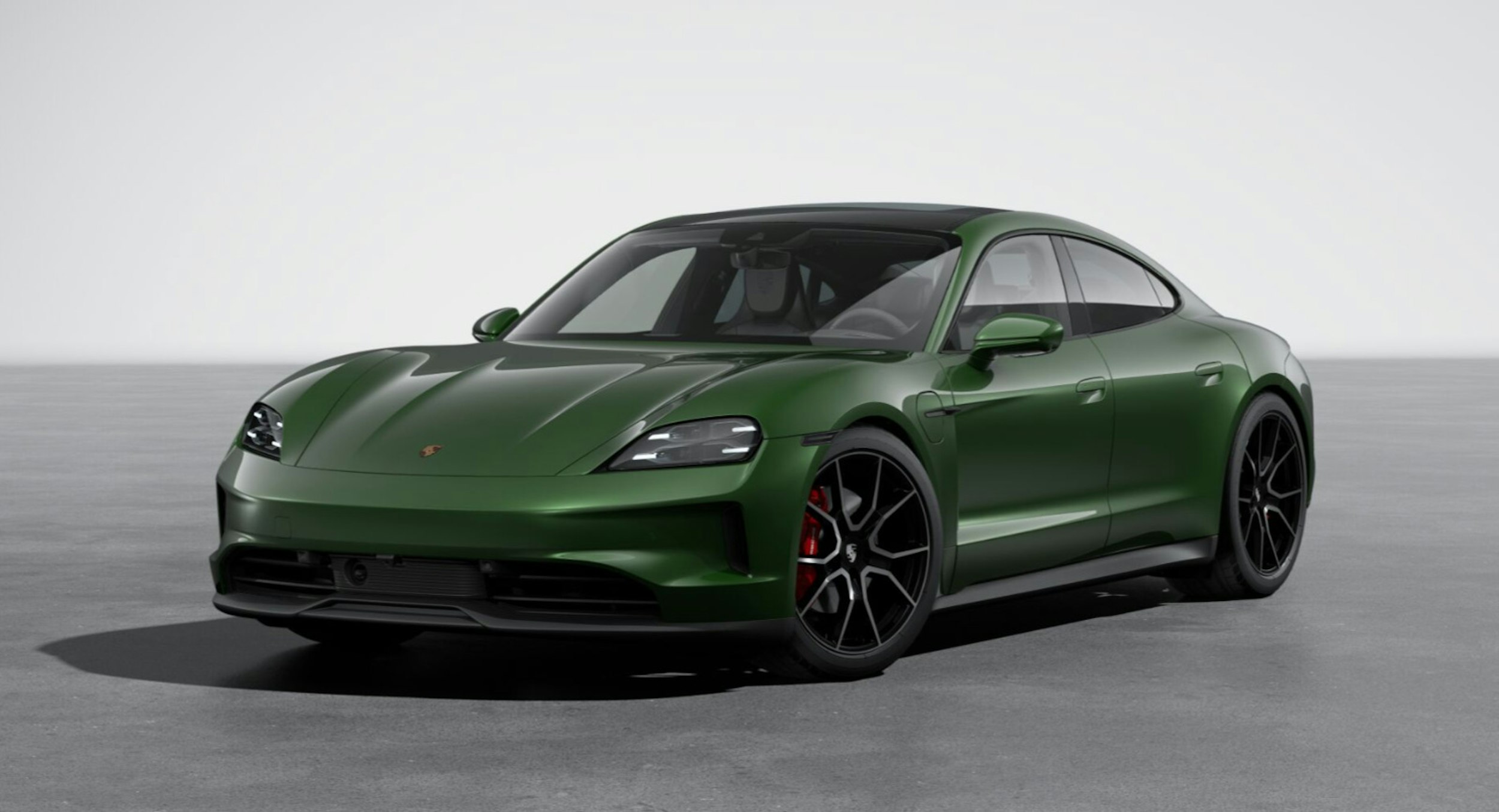 vihreä Porsche Taycan 2025 kuva 2.