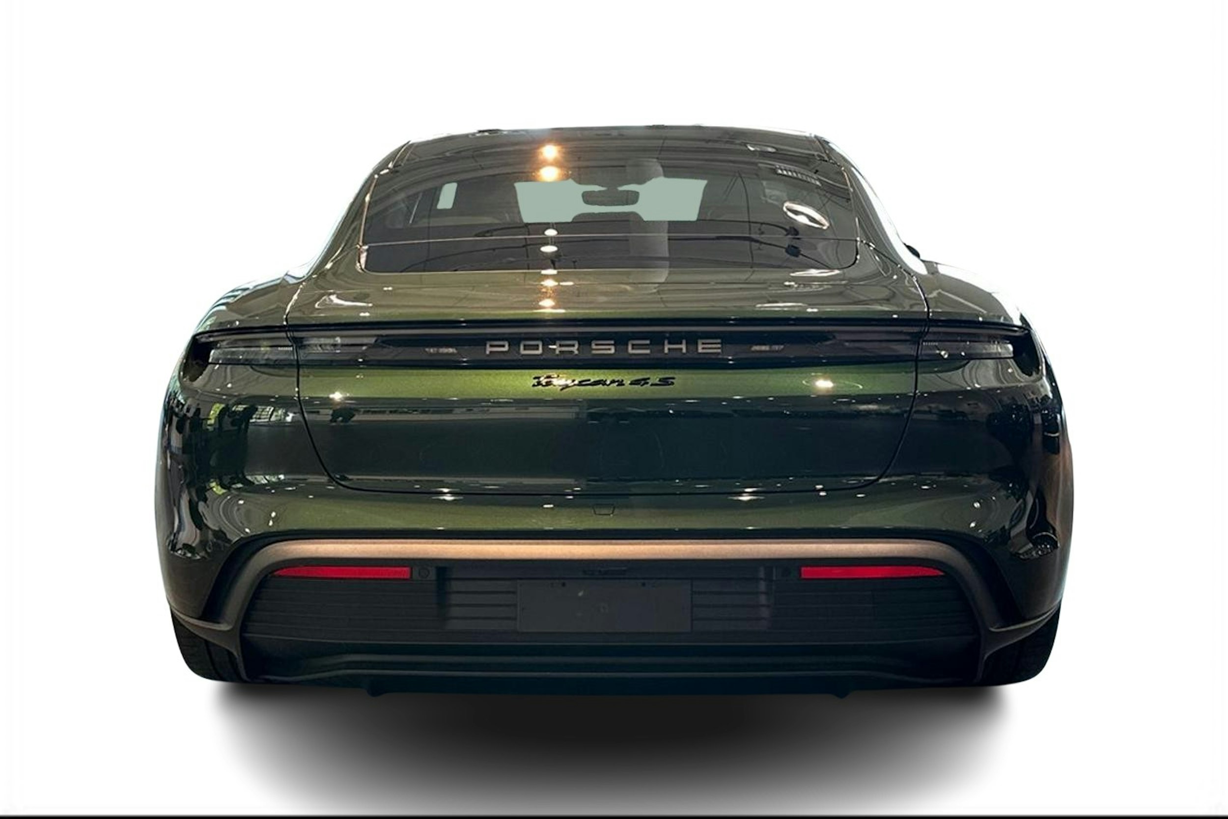vihreä Porsche Taycan 2025 kuva 5.