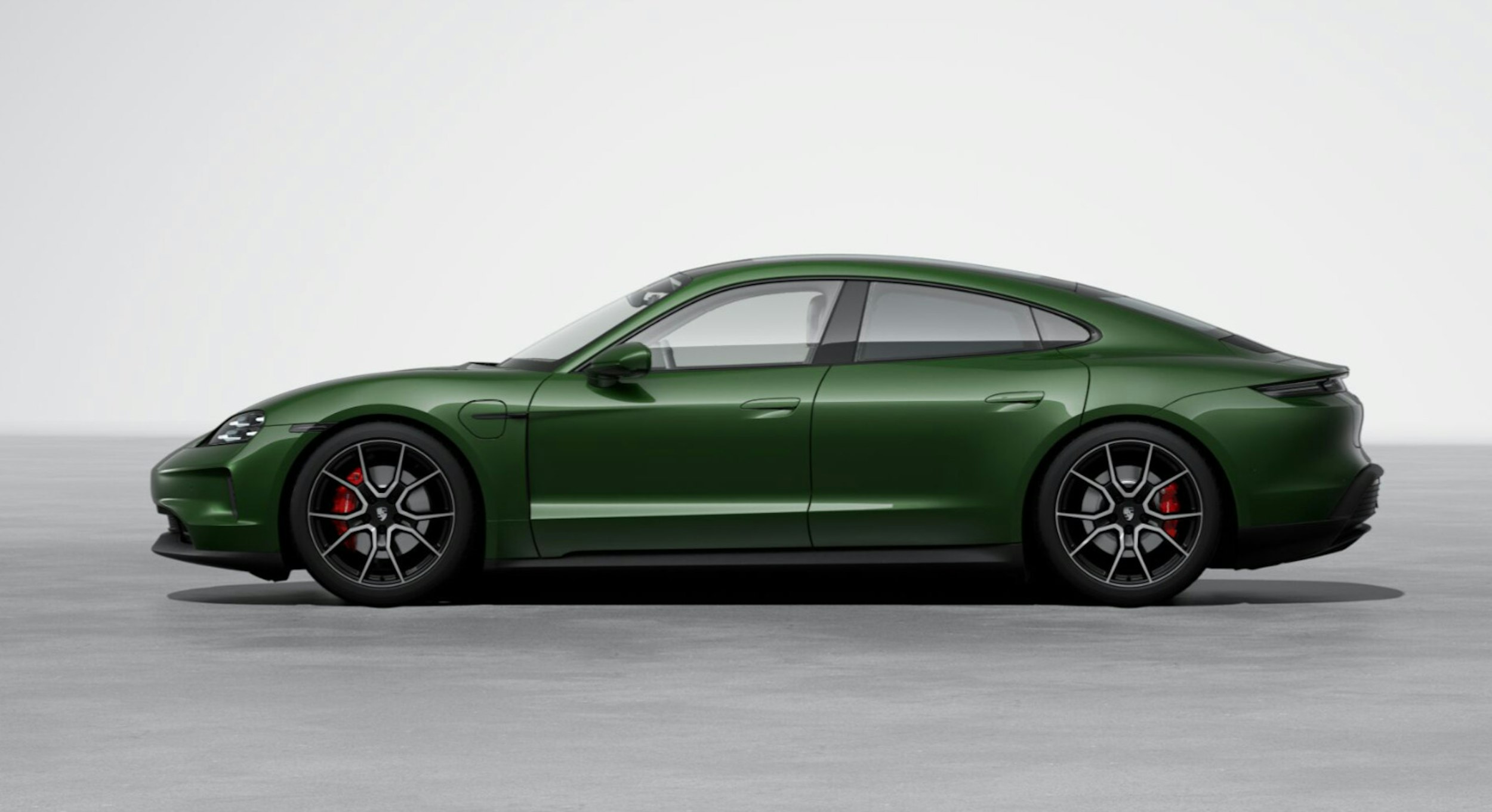 vihreä Porsche Taycan 2025 kuva 6.