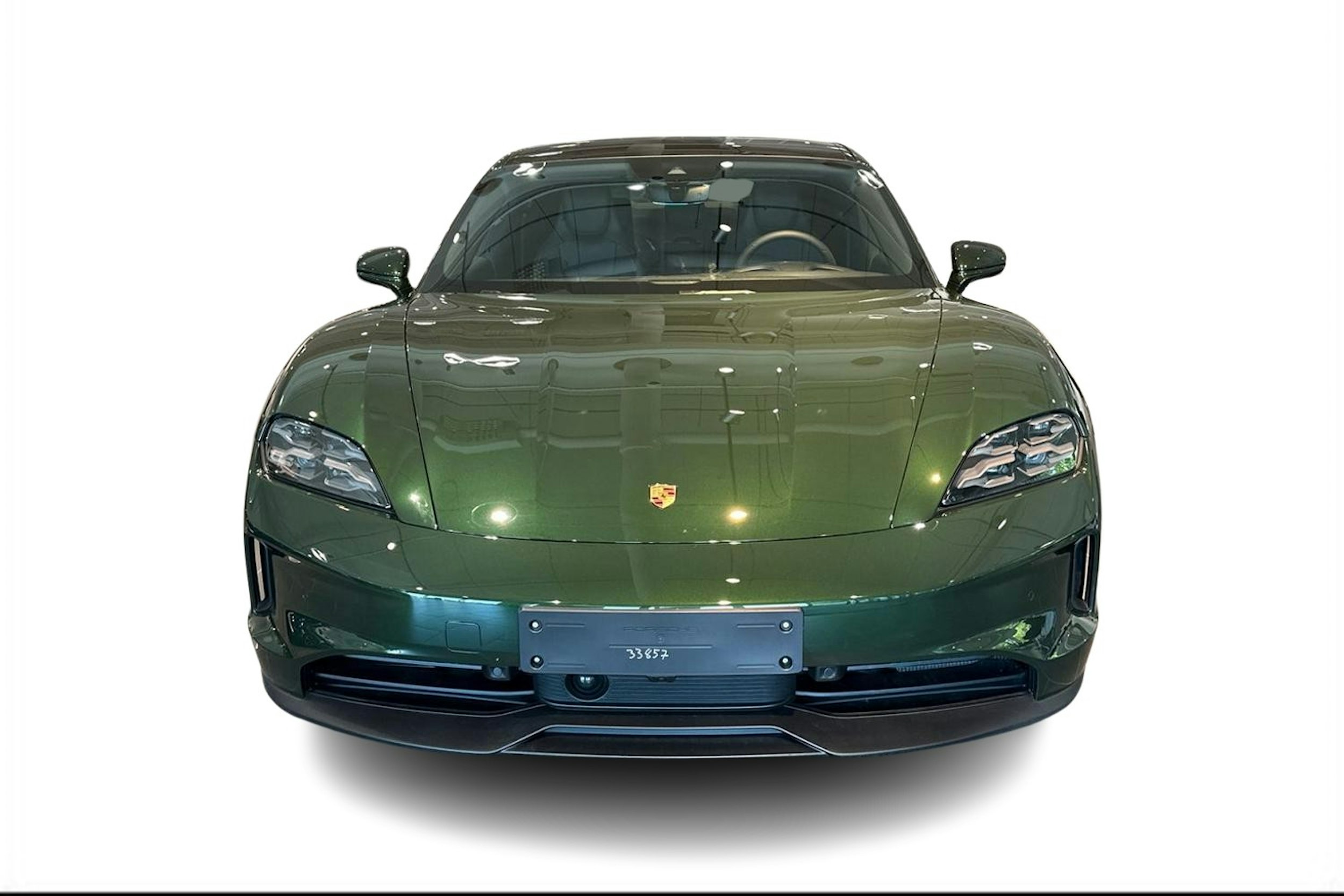 vihreä Porsche Taycan 2025 kuva 8.