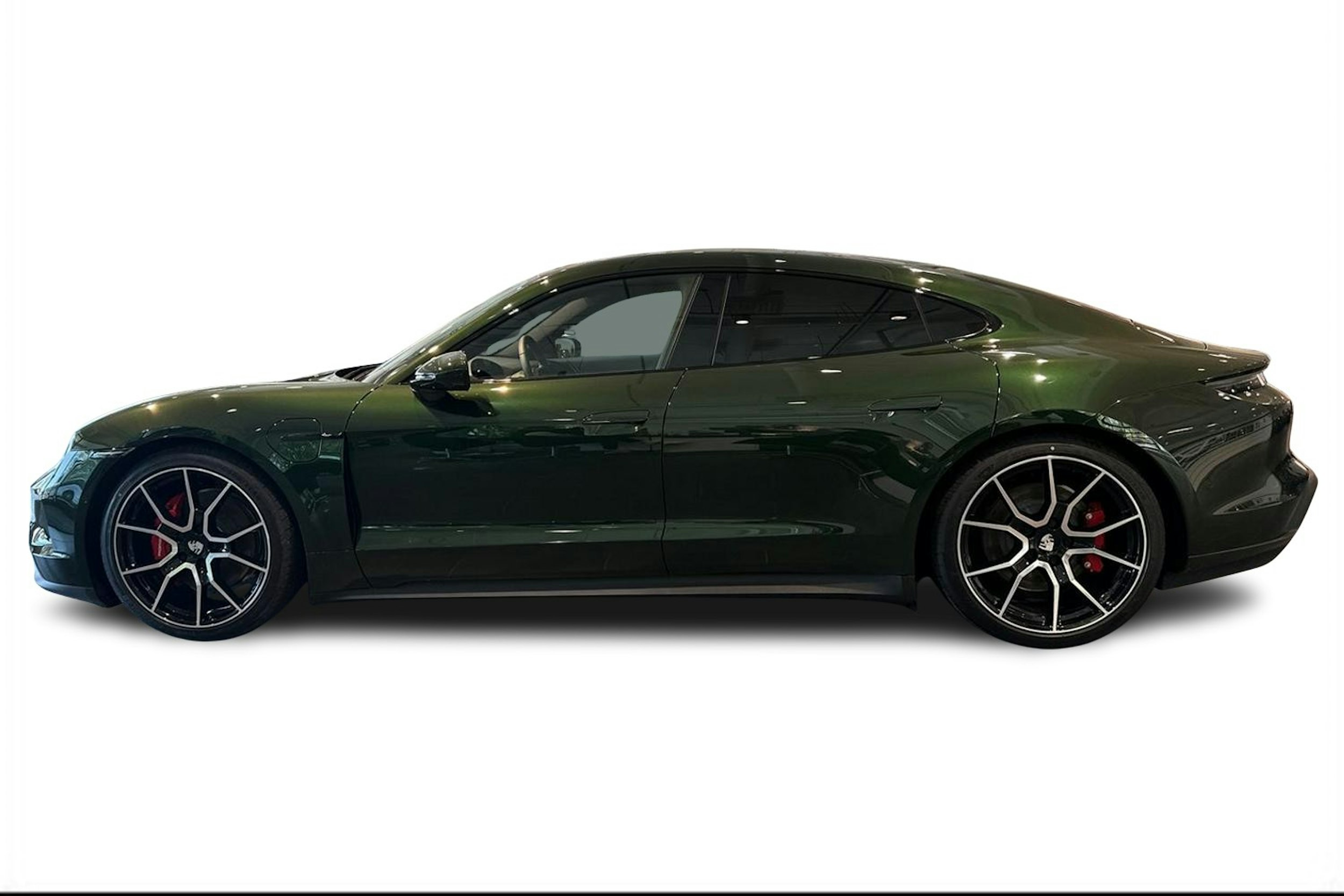 vihreä Porsche Taycan 2025 kuva 9.