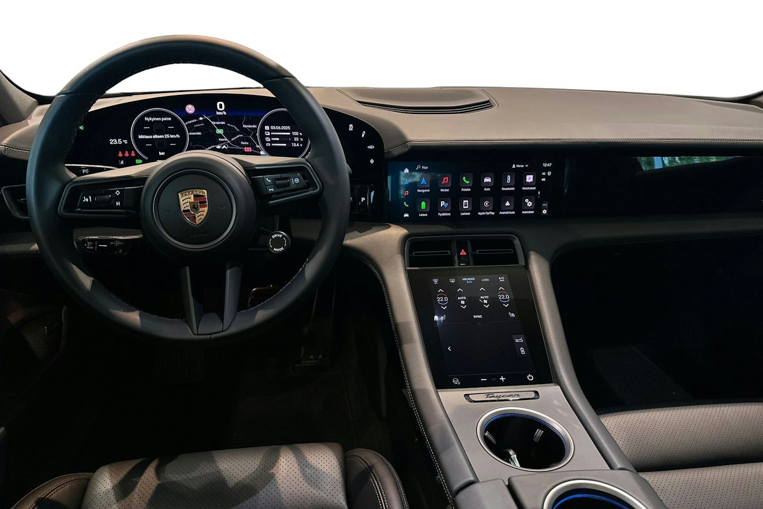 vihreä Porsche Taycan 2025 kuva 13.