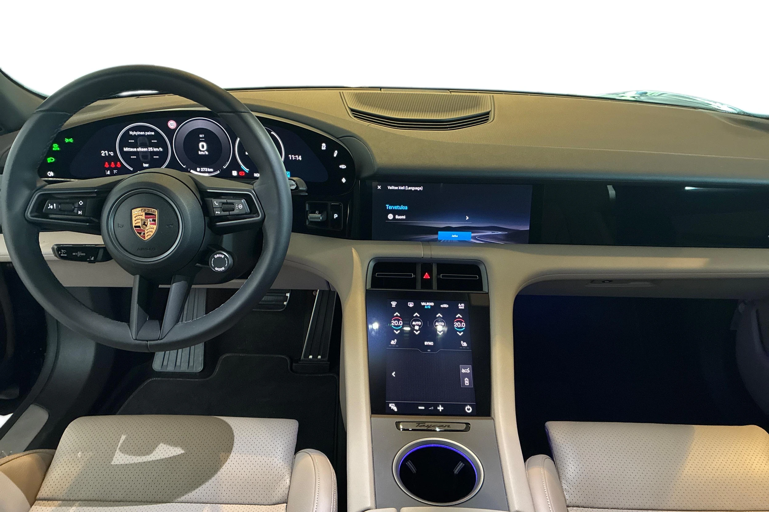 sininen Porsche Taycan 2026 kuva 7.