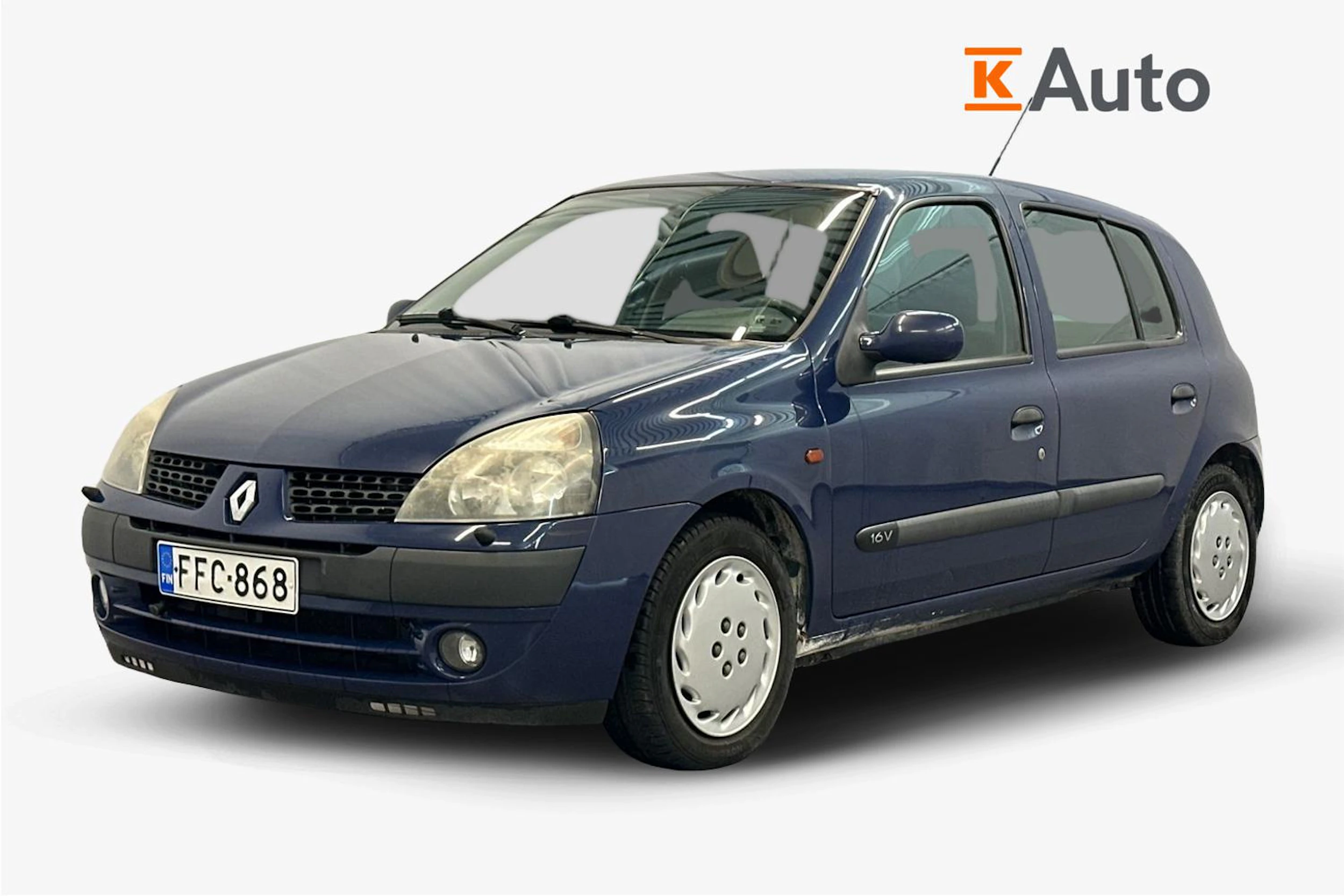 sininen Renault Clio 2002 kuva 3.