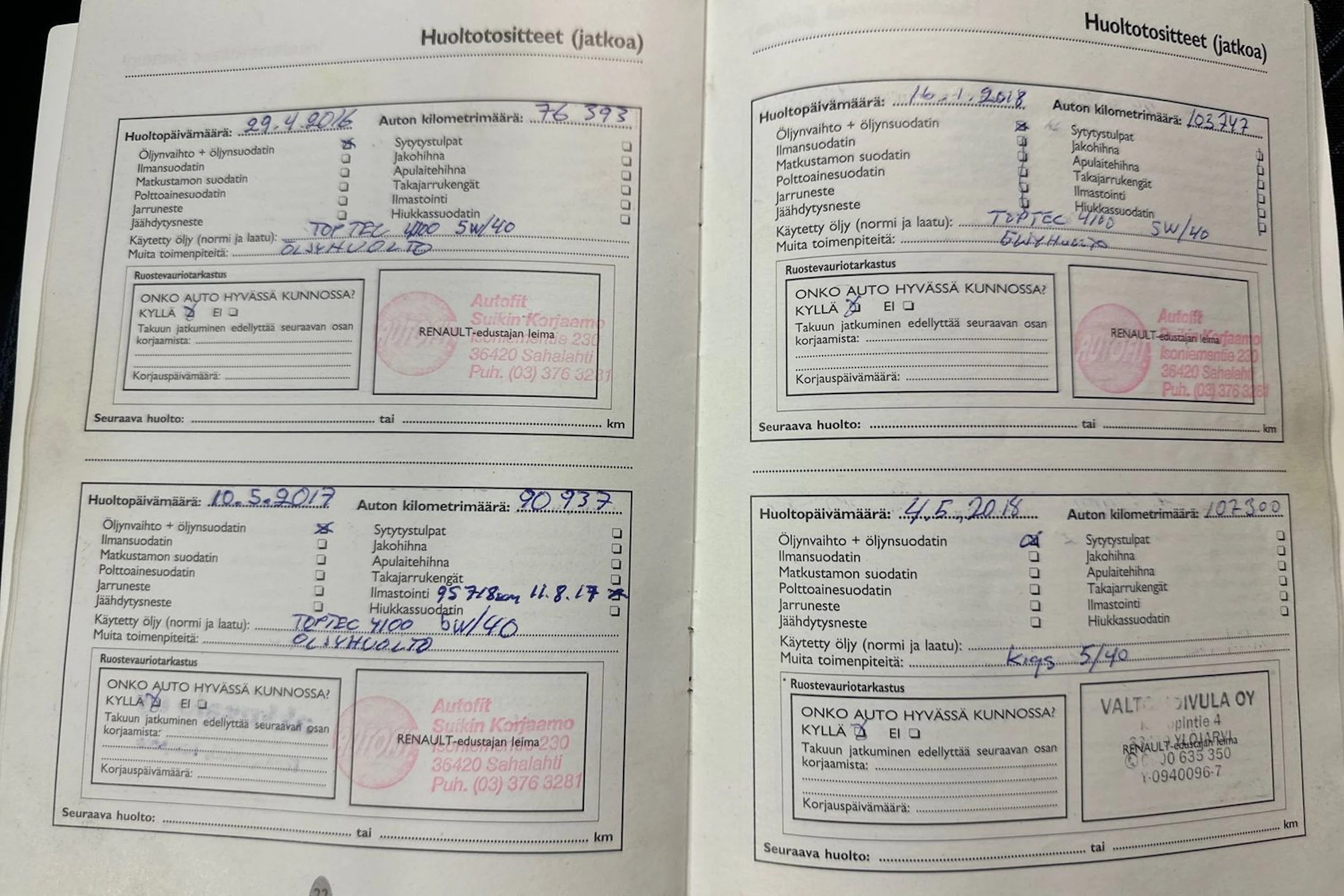 sininen Renault Clio 2006 kuva 32.