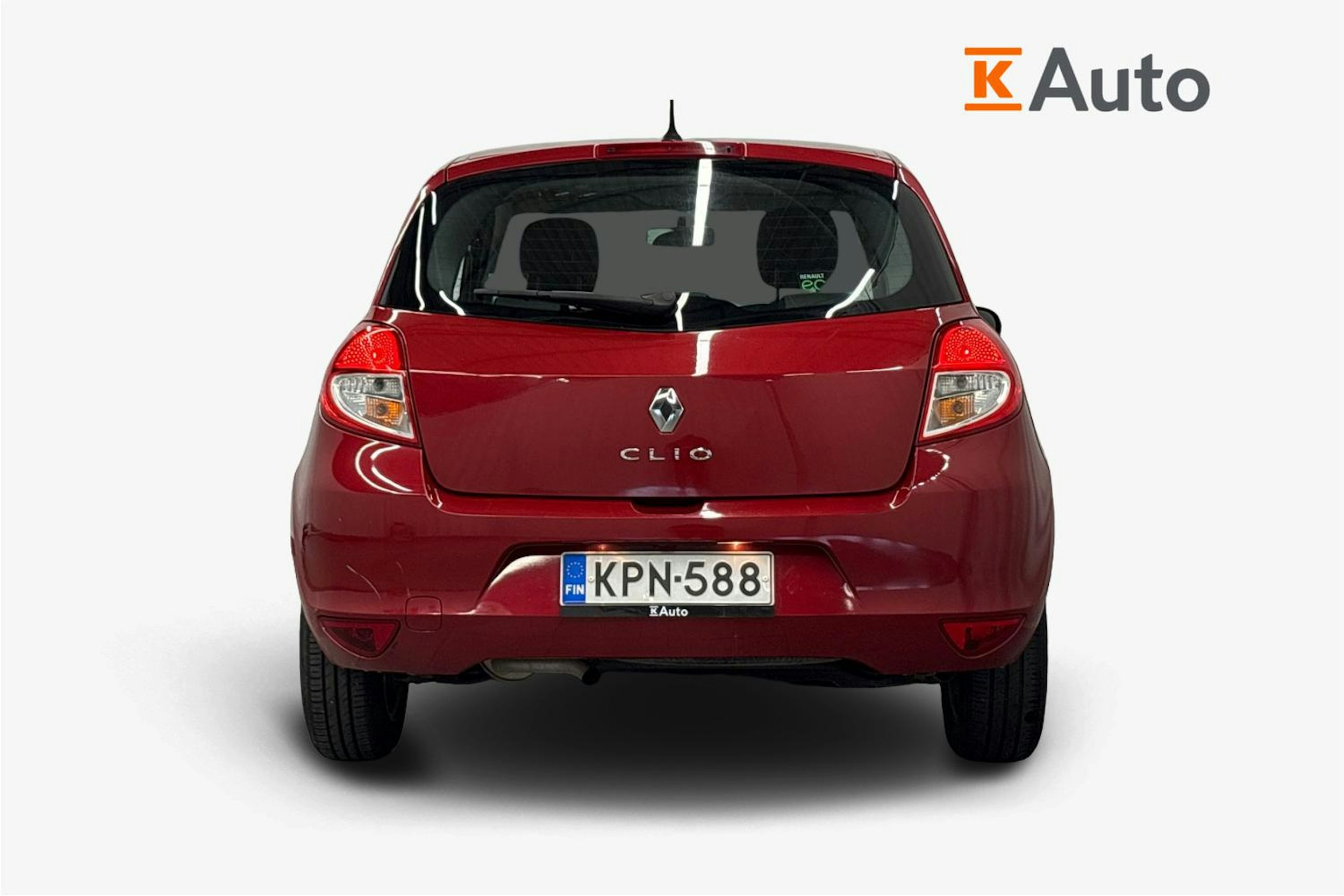 punainen Renault Clio 2011 kuva 3.