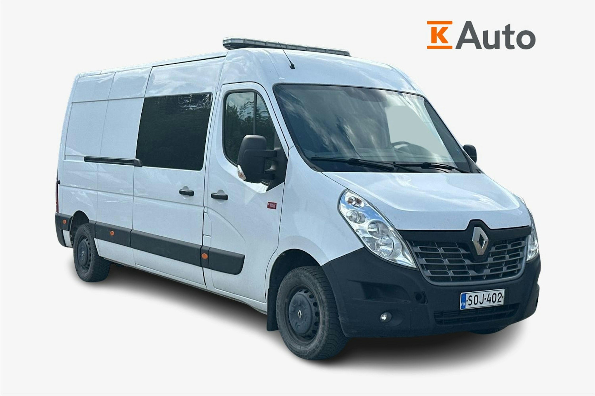 valkoinen Renault Master 2018 kuva 1.