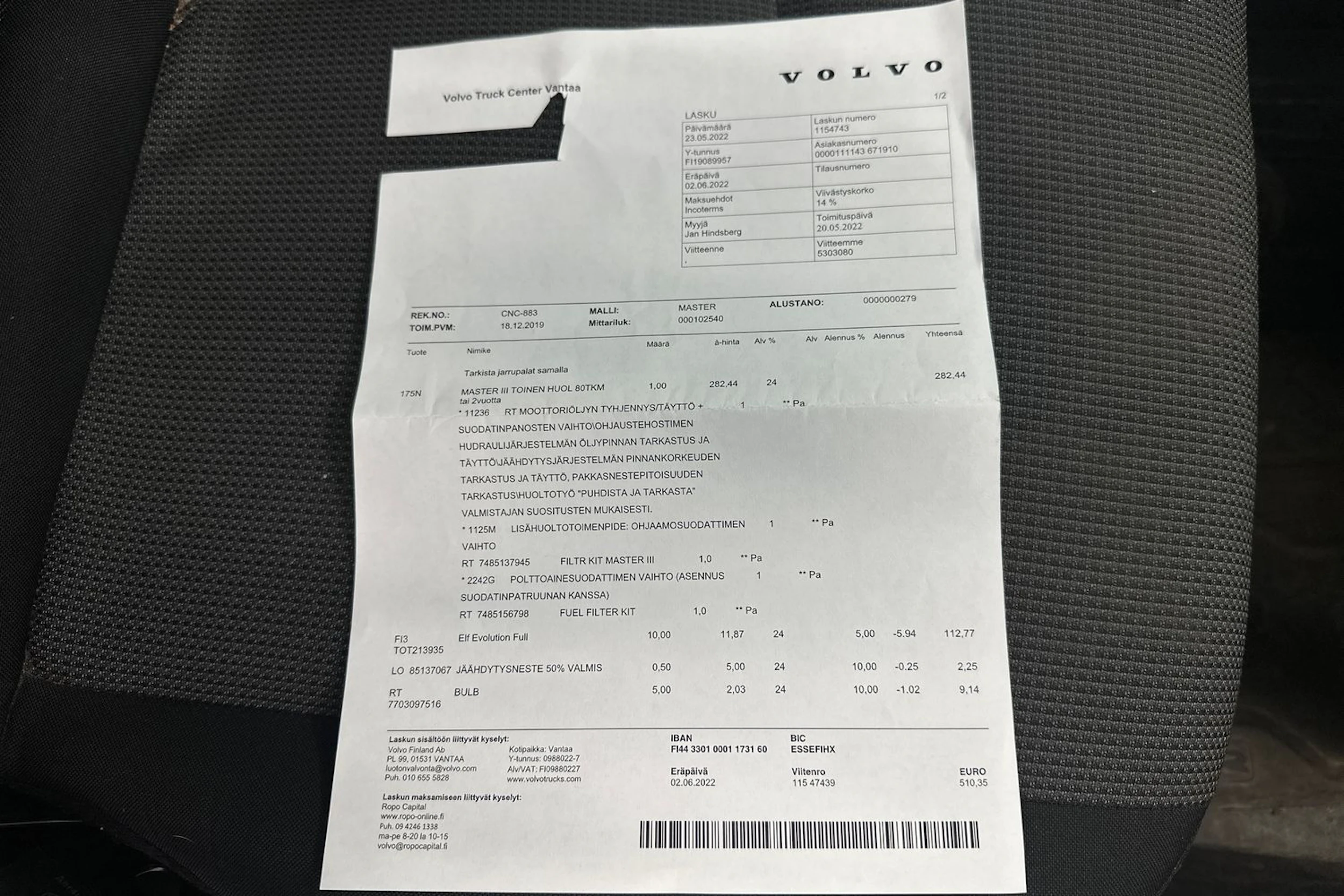 valkoinen Renault Master 2019 kuva 31.