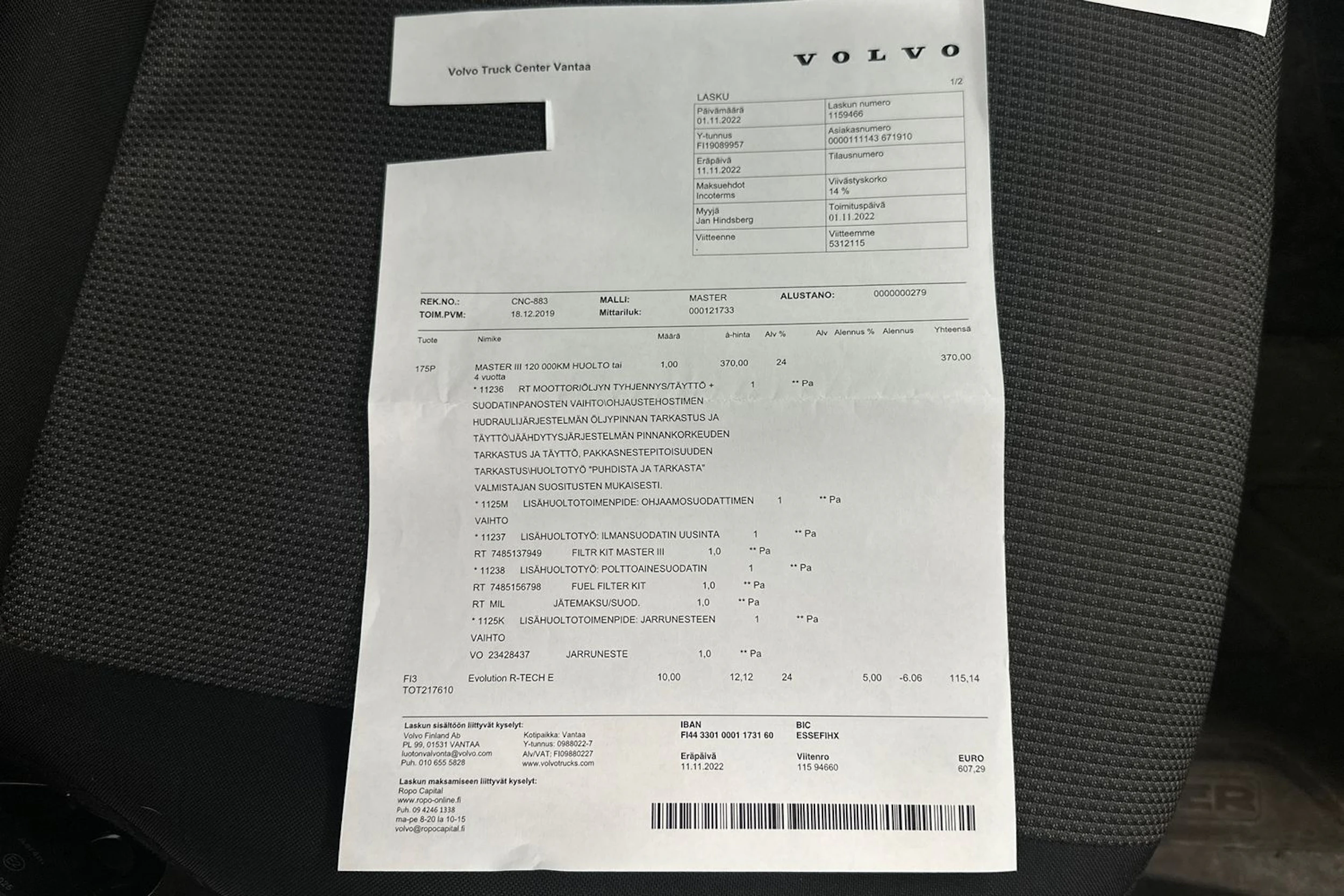 valkoinen Renault Master 2019 kuva 32.