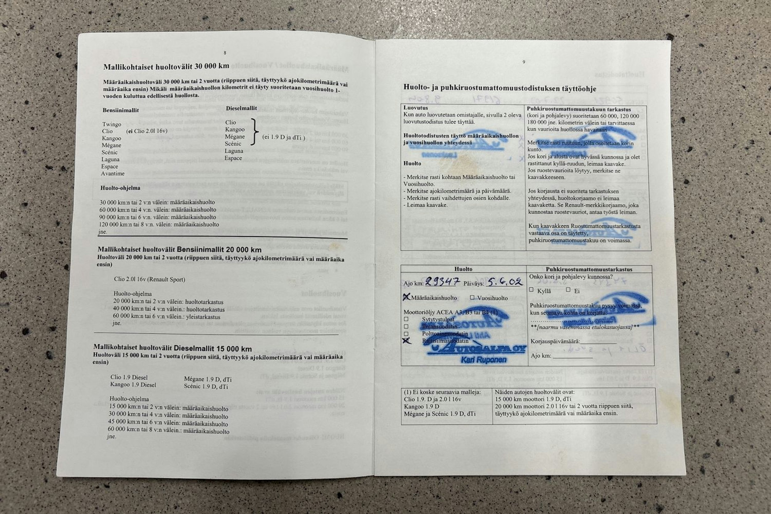 Punainen Renault MEGANE 2001 kuva 16.