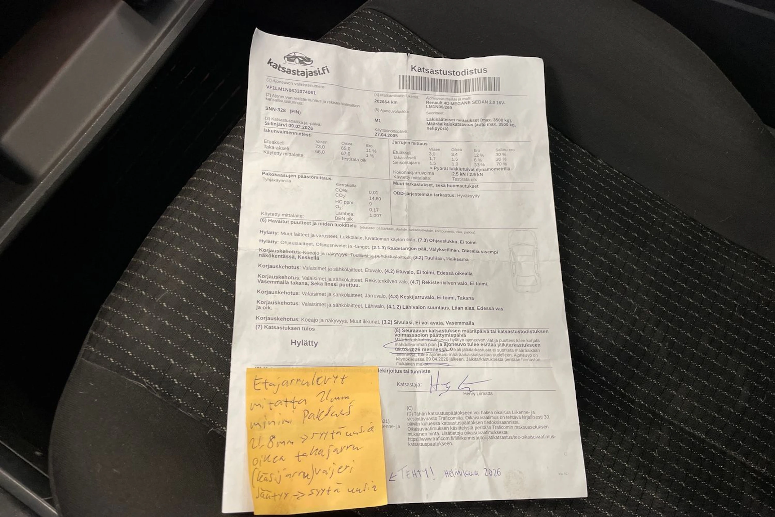 Punainen Renault MEGANE 2005 kuva 16.