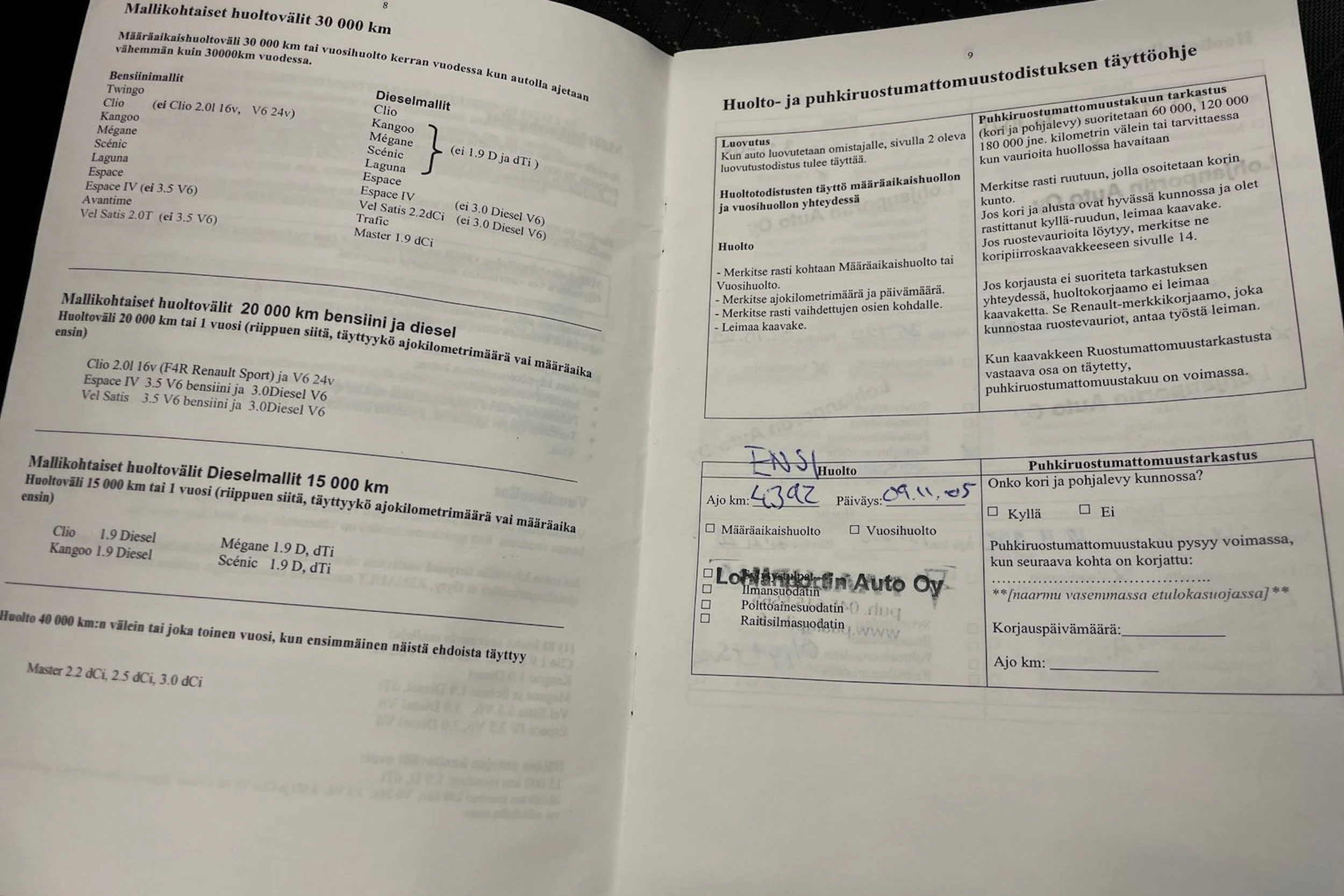 Punainen Renault MEGANE 2005 kuva 18.