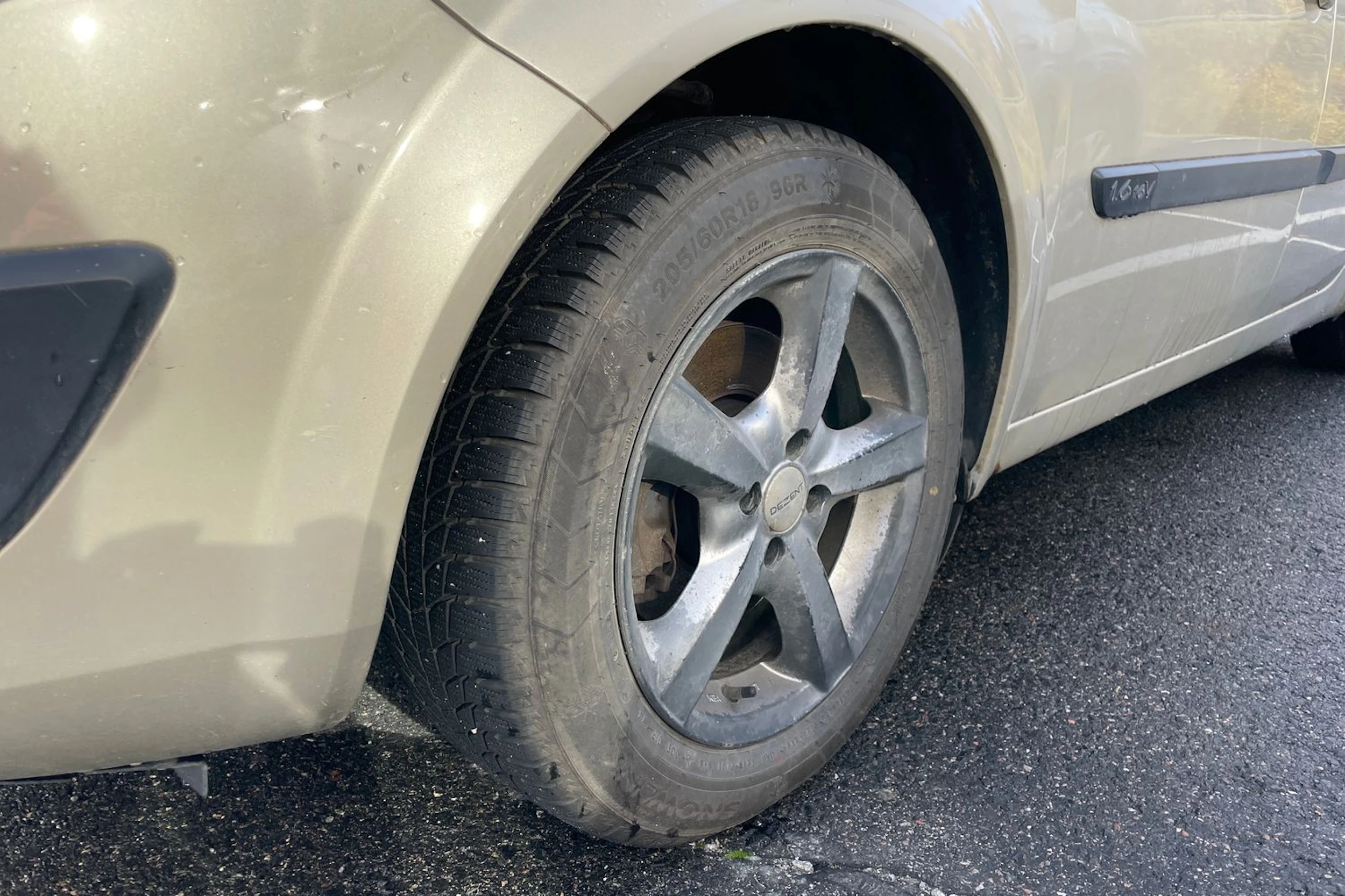 Ruskea (beige) Renault SCENIC 2006 kuva 10.