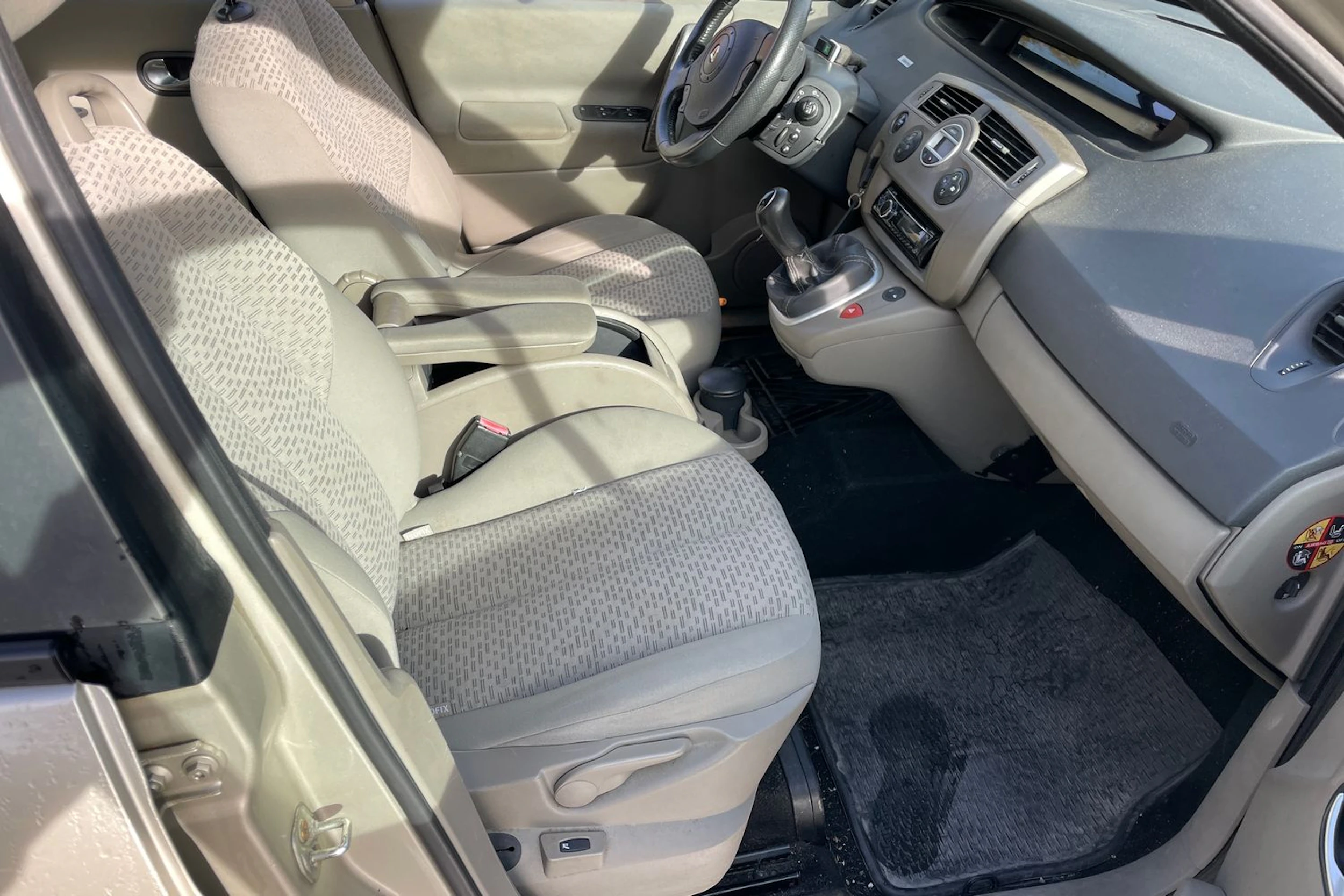 Ruskea (beige) Renault SCENIC 2006 kuva 39.