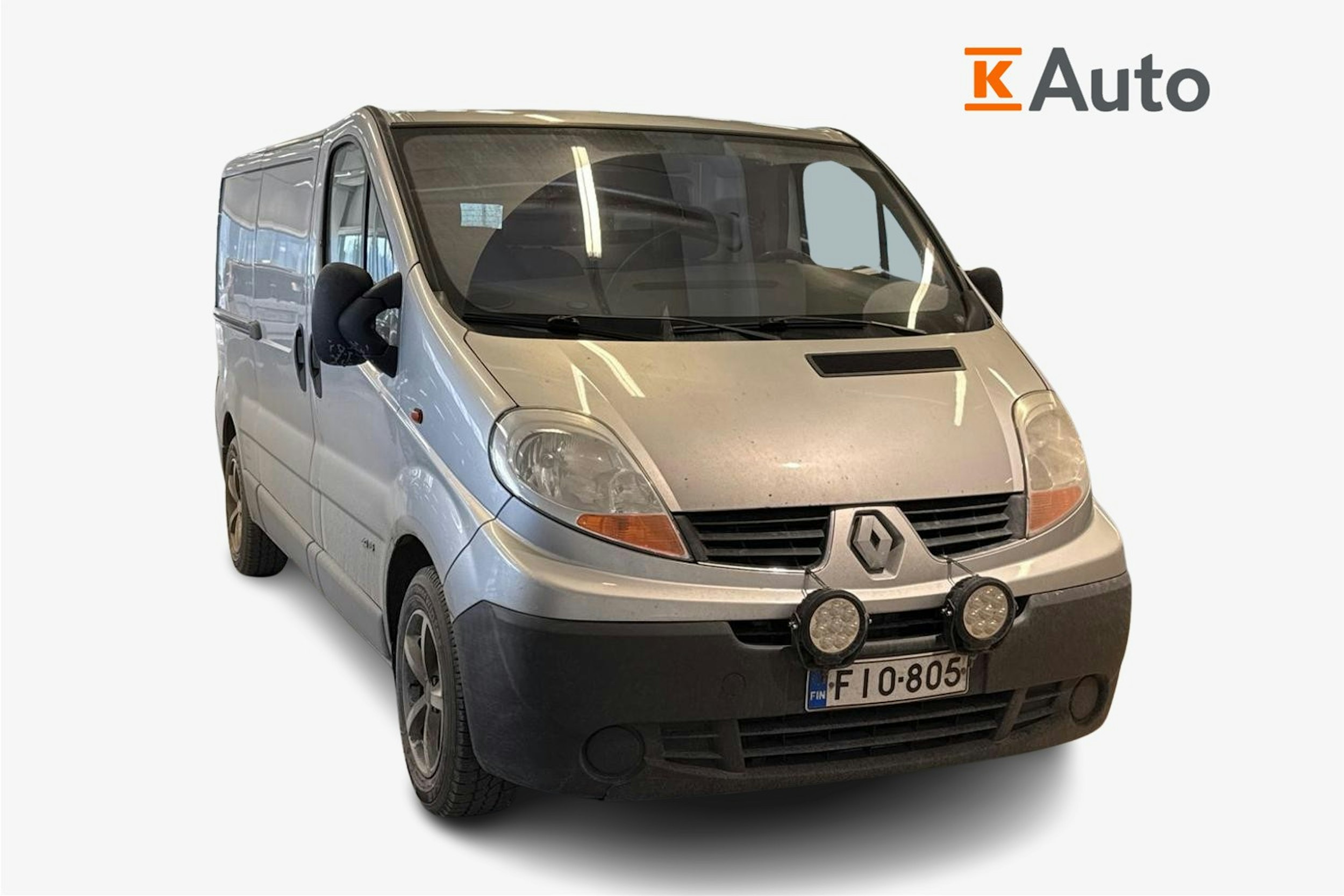 Harmaa Renault Trafic 2008 kuva 1.